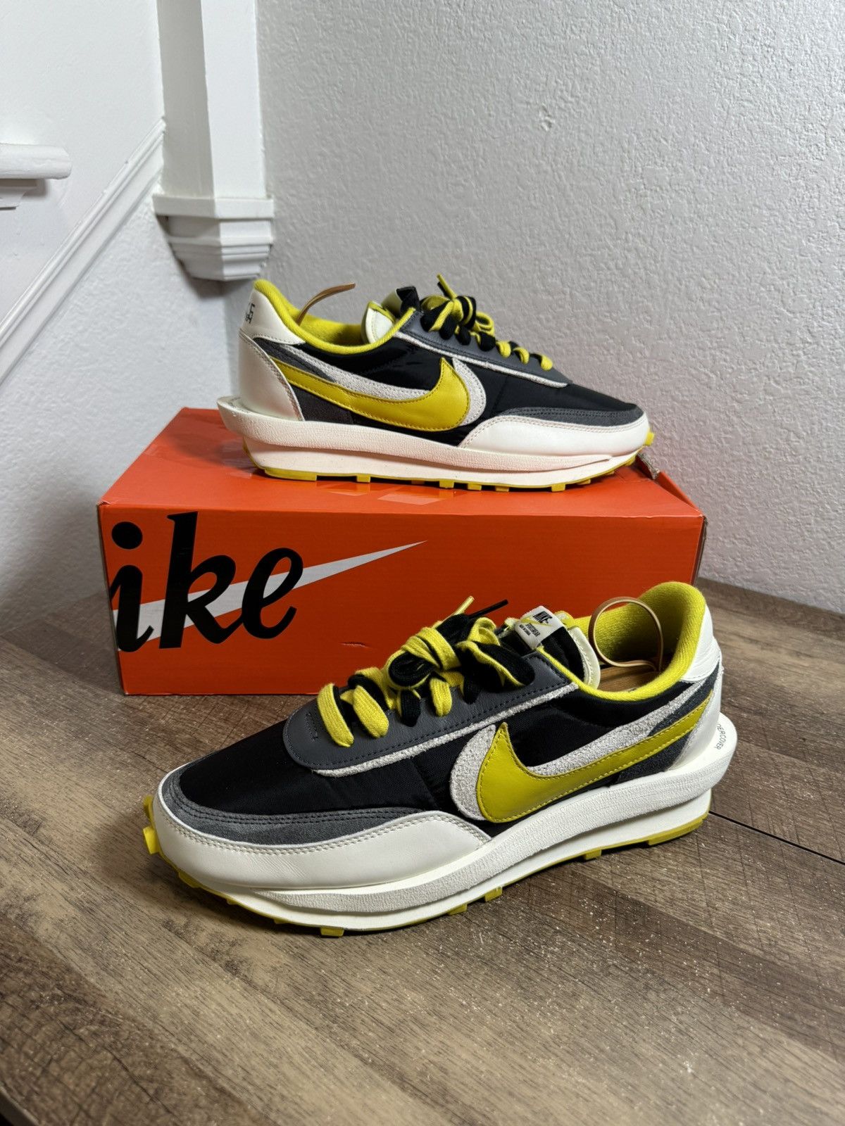 Nike Nike LD Waffle Sacai Undercover Black Bright Citron Size 12 Size US 12 / EU 45 - 2 Thumbnail
