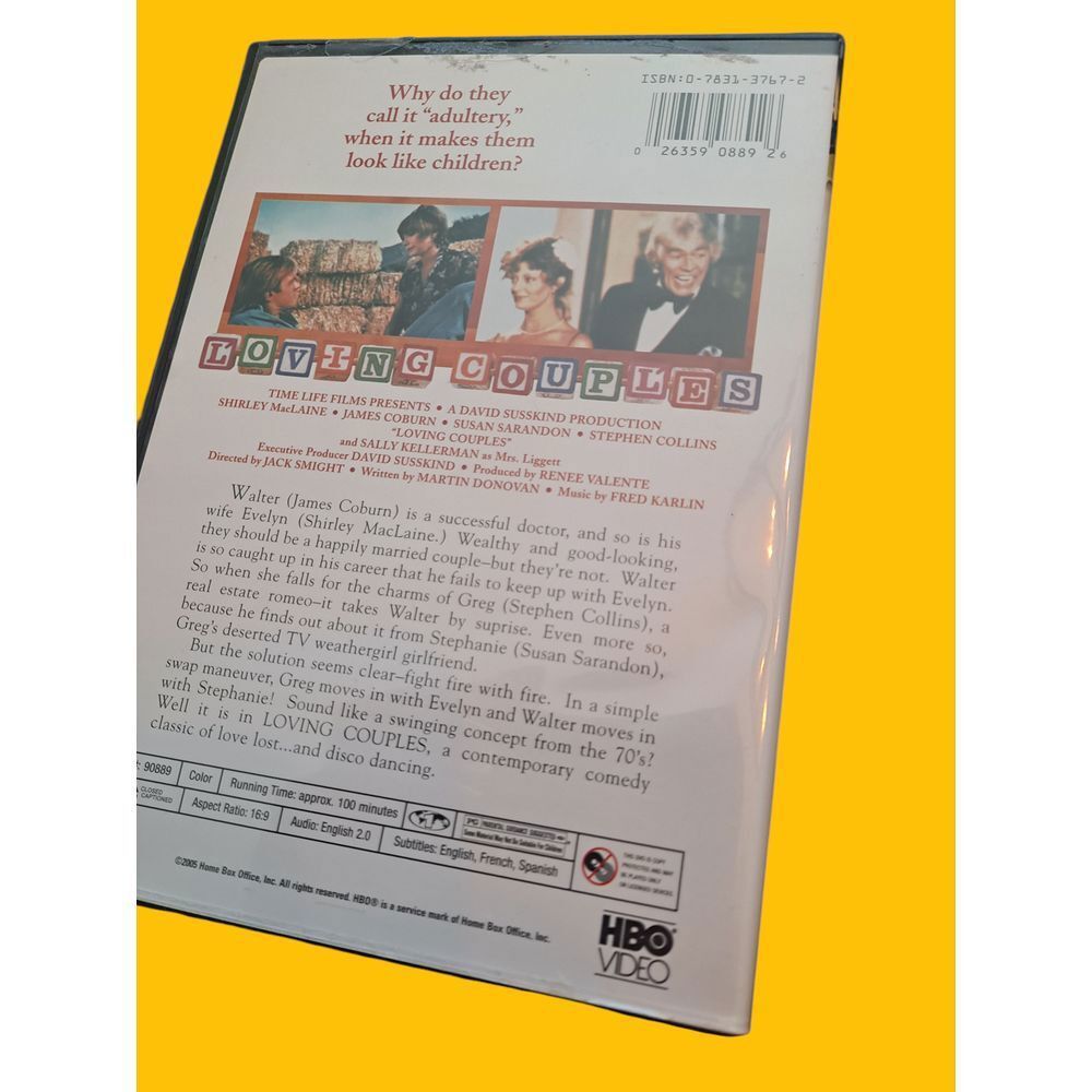 Other HBO Loving Couples DVD 1980 Classic Romance Com Shirley MacL Size ONE SIZE - 5 Thumbnail