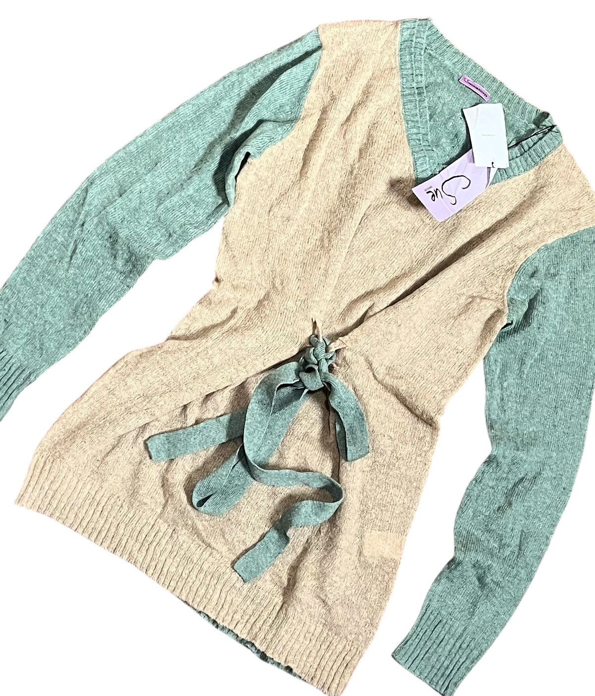 Undercover Sueundercover knitted two tone avant garde sweater Size US S / EU 44-46 / 1 - 5 Thumbnail