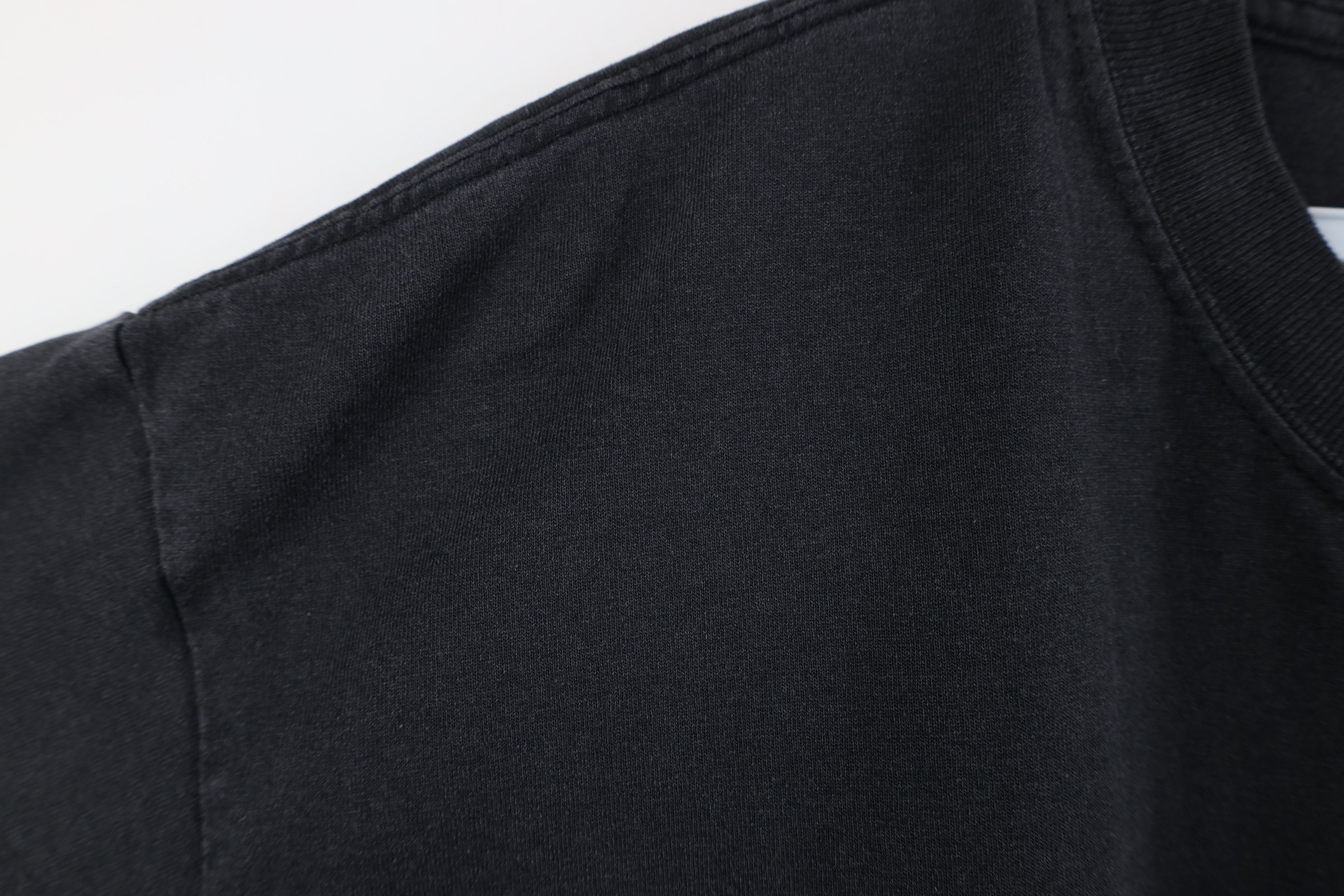 Hanes Vintage 90s Y2K Hanes Heavyweight Short Sleeve T-Shirt Black Size US L / EU 52-54 / 3 - 6 Thumbnail