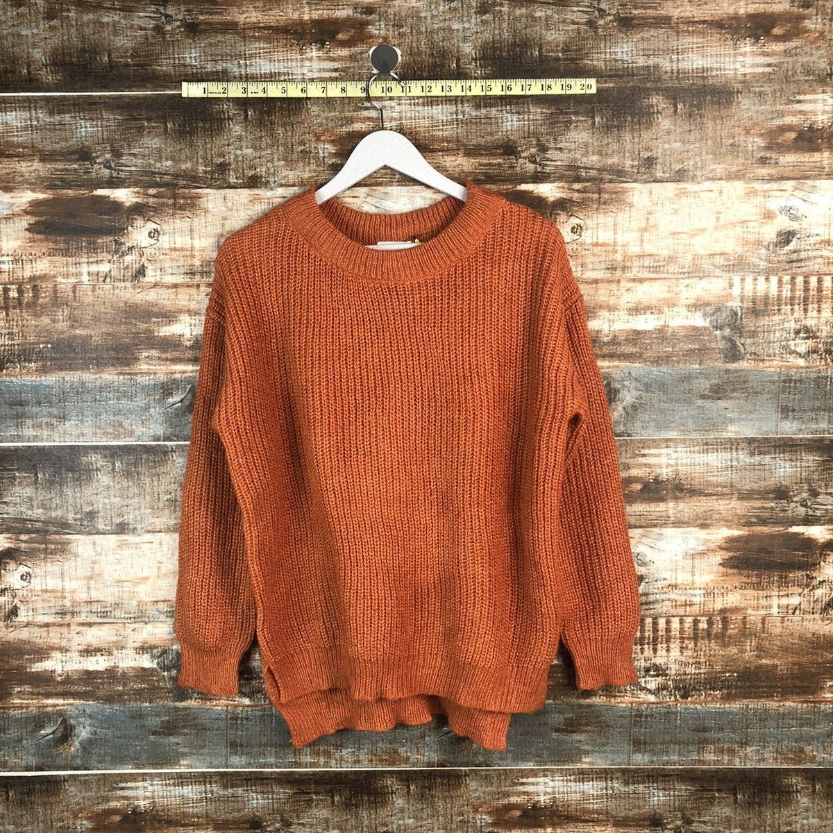 Homespun Knitwear × Japanese Brand Lepsim Orange vintage Knitwear #A2264 Size L / US 10 / IT 46 - 1 Thumbnail