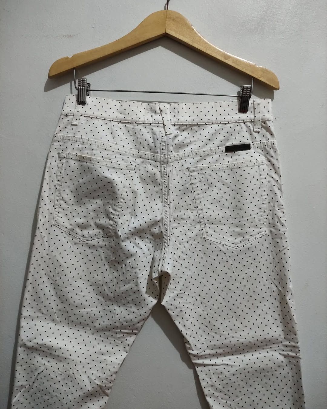 Dolce & Gabbana Dolce & Gabbana Sicilia Polka Dot Cotton Pants Size US 33 - 13 Thumbnail