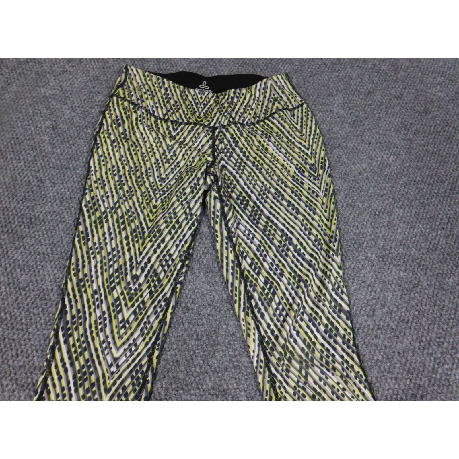Prana prAna Womens Leggings S Green Stretch Activewear Polyester Blended Fabric Athletic Compression Stretch Gym & Training Running & Jogging Womens Size 26" / US 2 / IT 38 - 6 Thumbnail