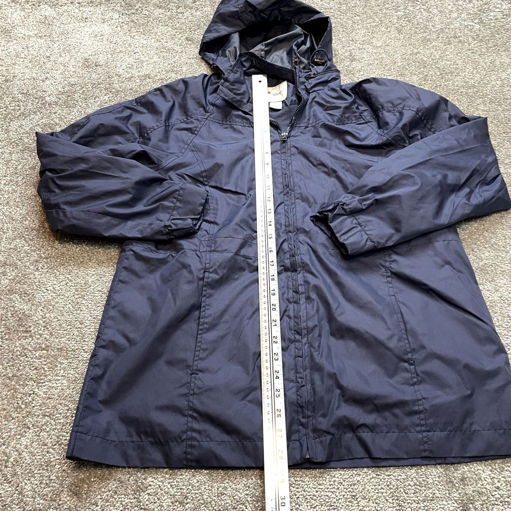 Vintage Bold Spirit Jacket Mens M Blue Hooded Zip Outdoor Windbreaker Jacket Size US M / EU 48-50 / 2 - 4 Thumbnail