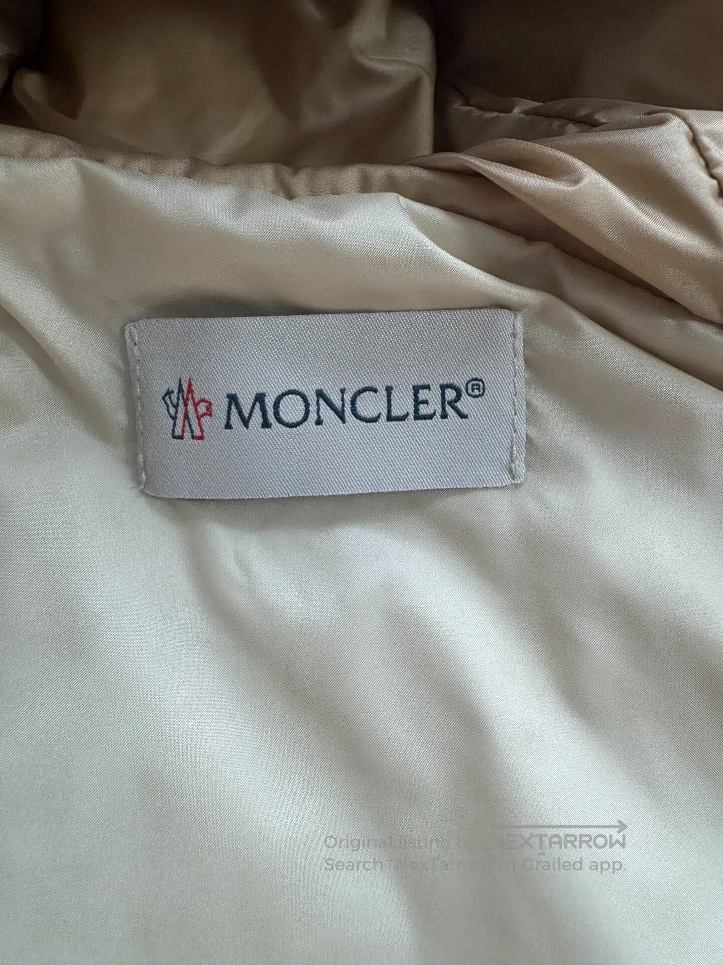 Moncler Moncler Beige Knitted Wool Spliced Down Vest. Size US S / EU 44-46 / 1 - 6 Thumbnail
