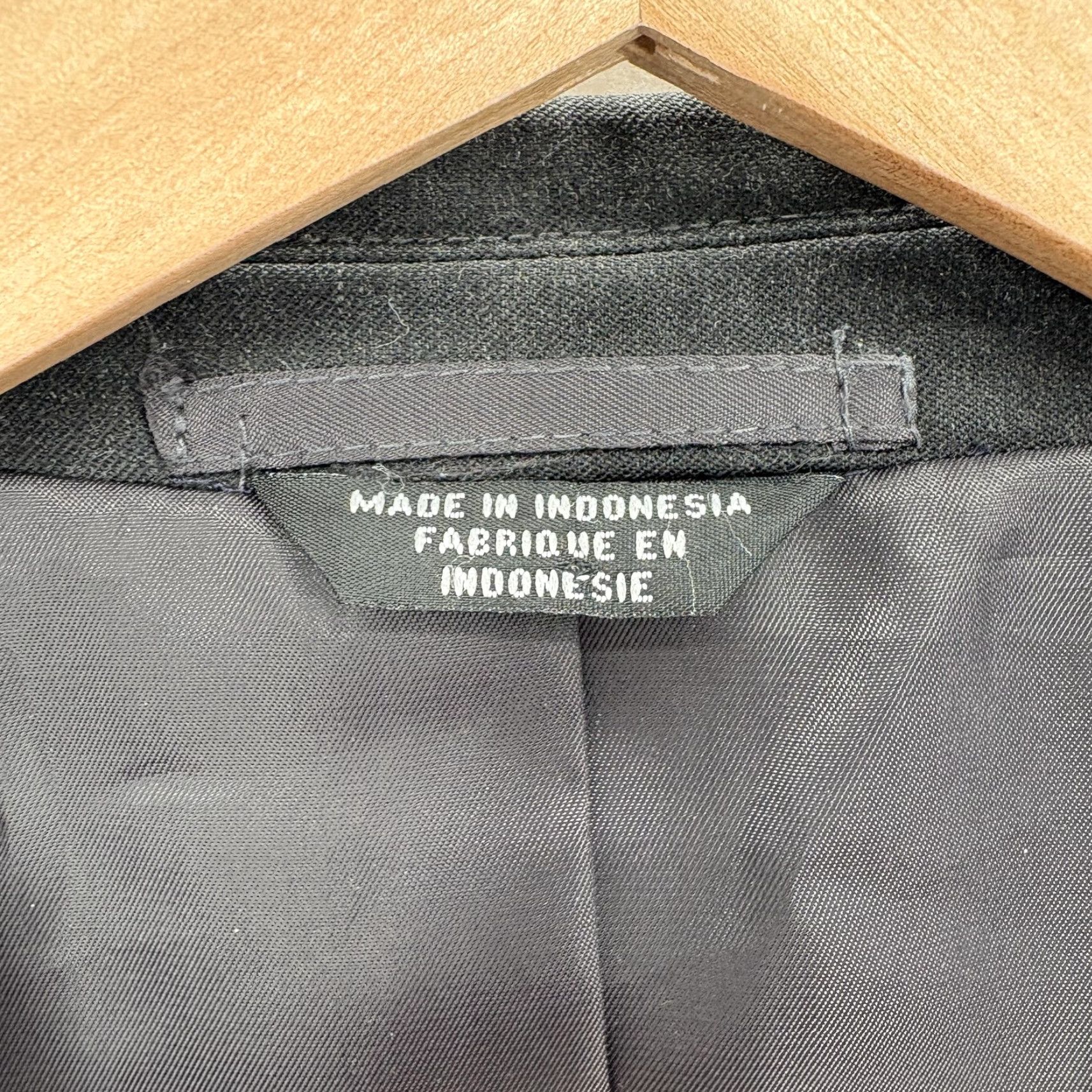 Vintage Oak Hill Blazer Mens 52R Black Wool Two-Button Lined Sport Coat Jacket Size 52R - 4 Thumbnail