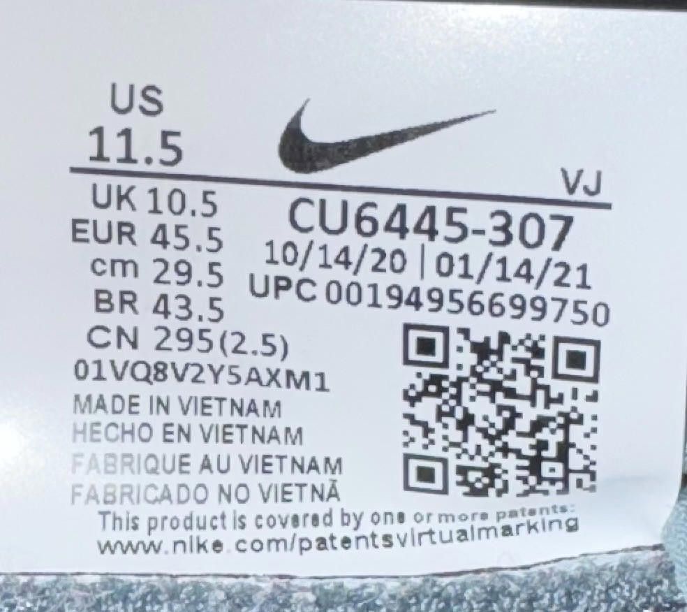 Nike Men's Nike Air Zoom SuperRep 2 'Hasta' CU6445-307 - Sz 11.5 Size US 11.5 / EU 44-45 - 9 Thumbnail