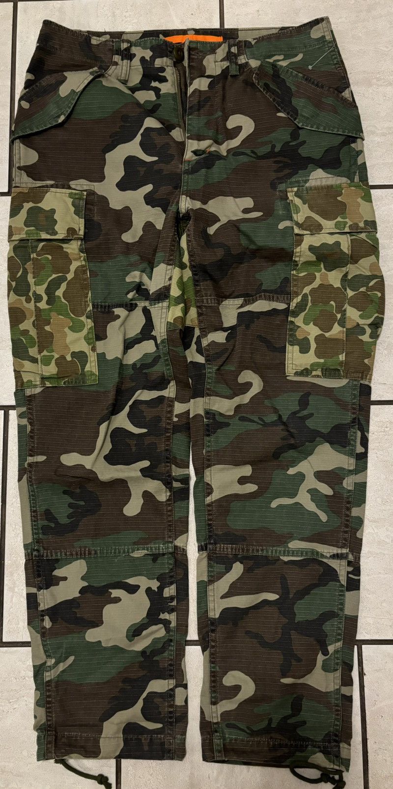 Other × Vintage OP//ED Gallerie Camo Cargo Pants Size US 30 / EU 46 - 1 Thumbnail