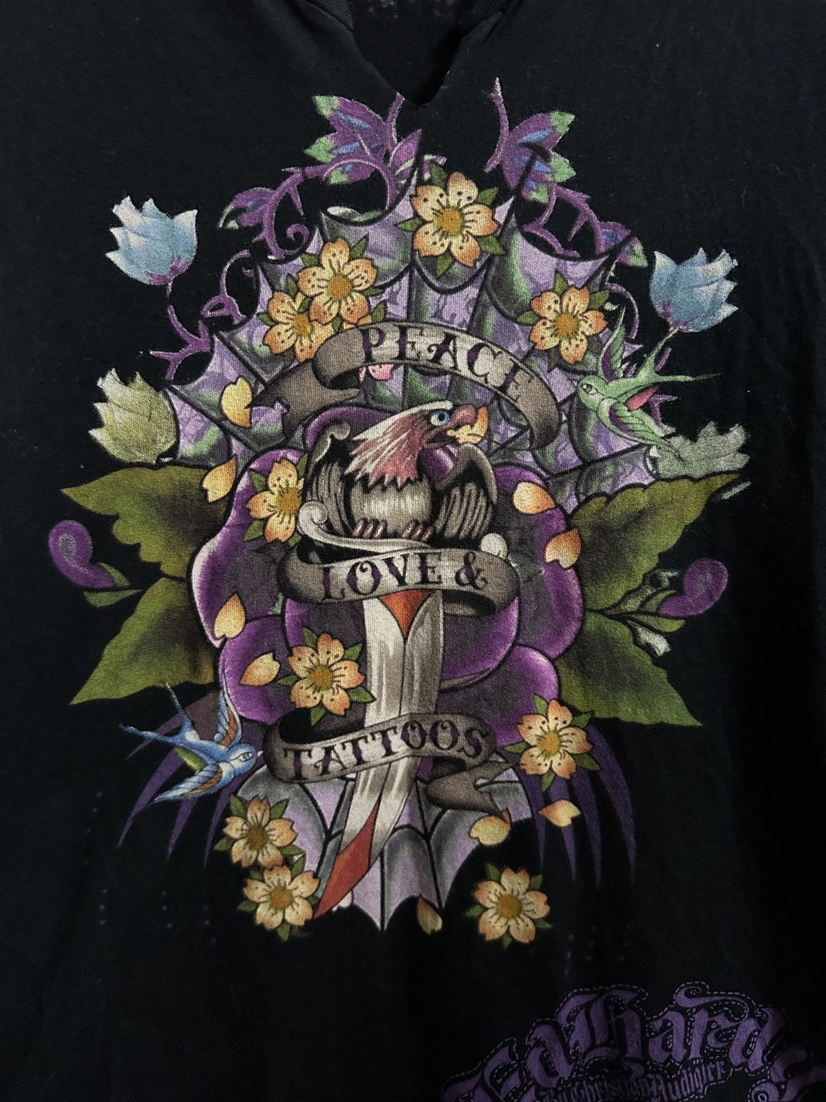 Ed Hardy Rare Vintage Ed Hardy by Christian Audigier Designer Y2K Size S / US 4 / IT 40 - 2 Thumbnail