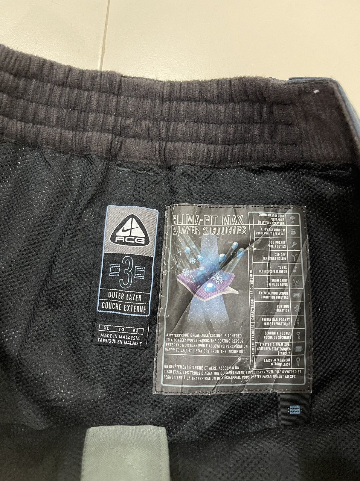 Nike ACG DELETE TODAY🔥Stunning NIKE ACG Pant Dark Gray Camouflage Size US 33 - 7 Thumbnail