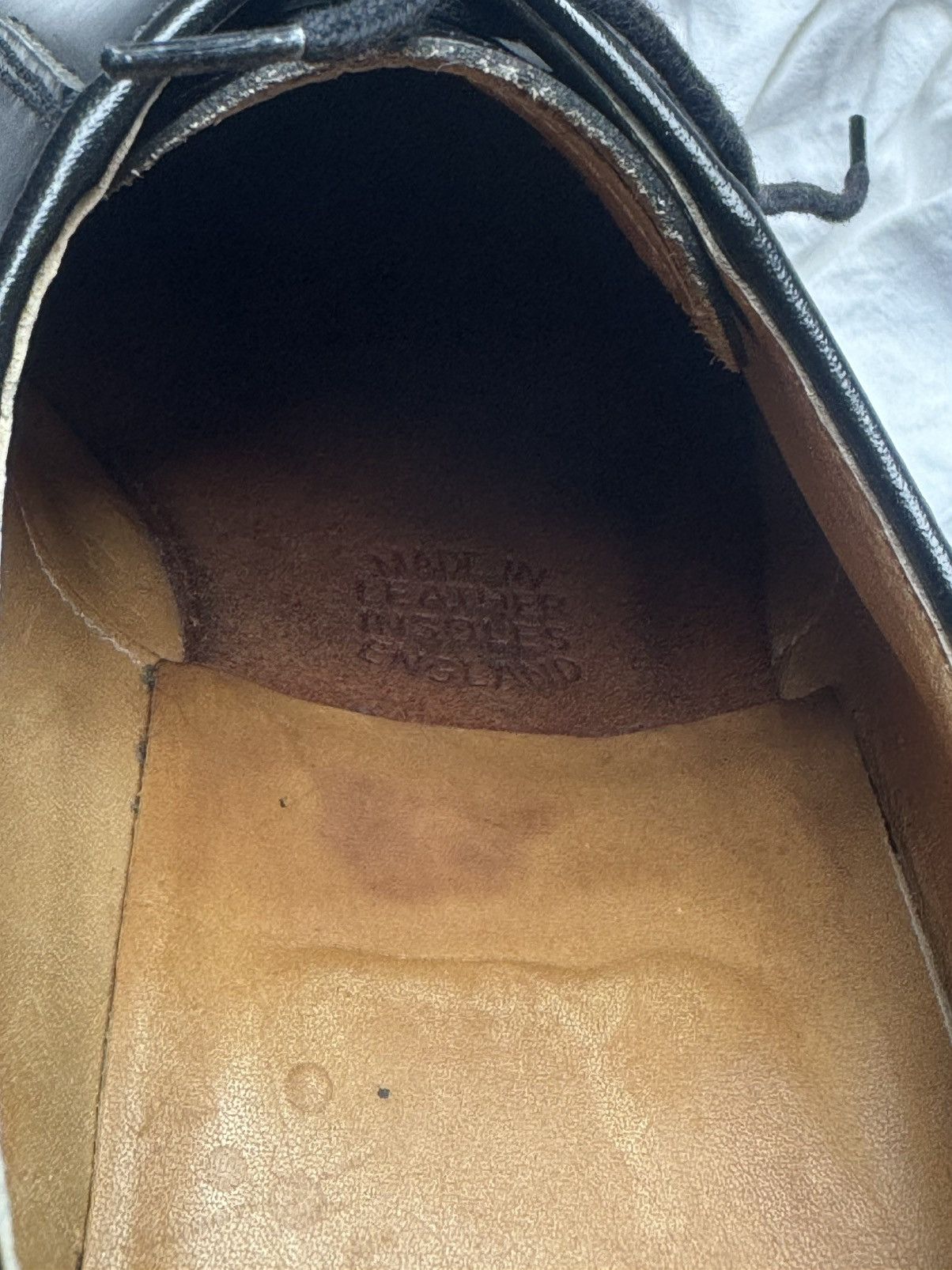 Loake Loake 771B Black classic polished leather derby Size US 11 / EU 44 - 16 Thumbnail