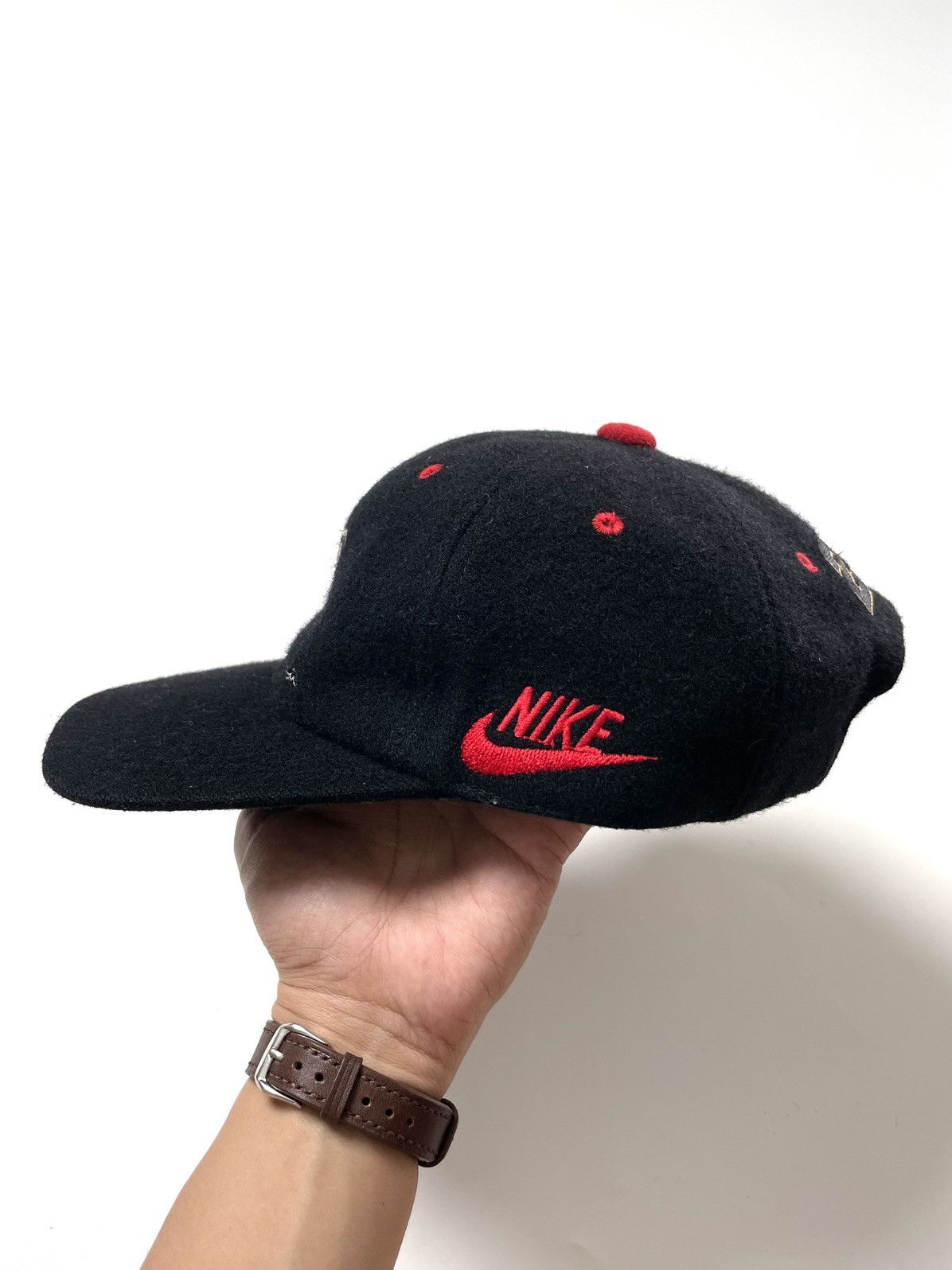 Nike 1990’s Nike Air Jordan 23 Wool Hat Black Size ONE SIZE - 6 Thumbnail