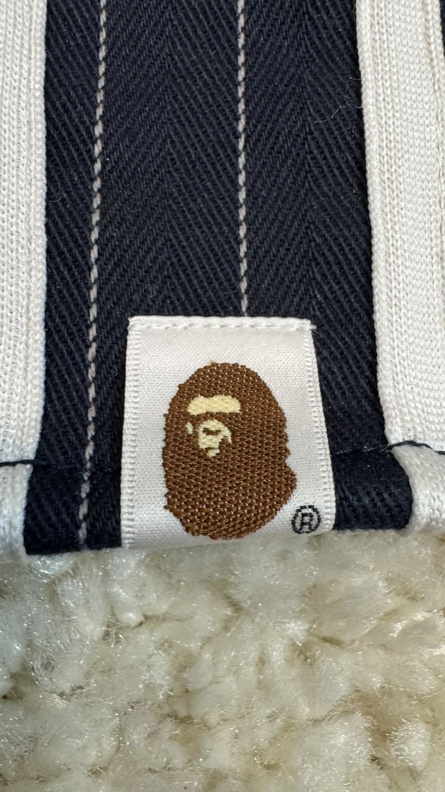 Bape Pinstripe Navy Baseball Jersey Size US M / EU 48-50 / 2 - 5 Thumbnail