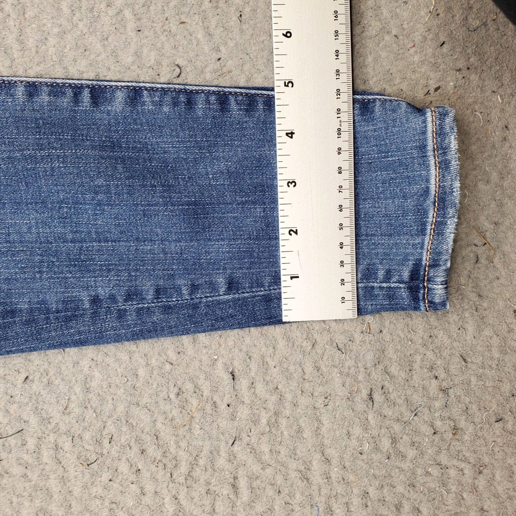 American Eagle Outfitters American Eagle Jeans Womens 0 Blue Distressed Super Hi-Rise Skinny Crop Jegging Size 25" / US 0 / IT 36 - 5 Thumbnail
