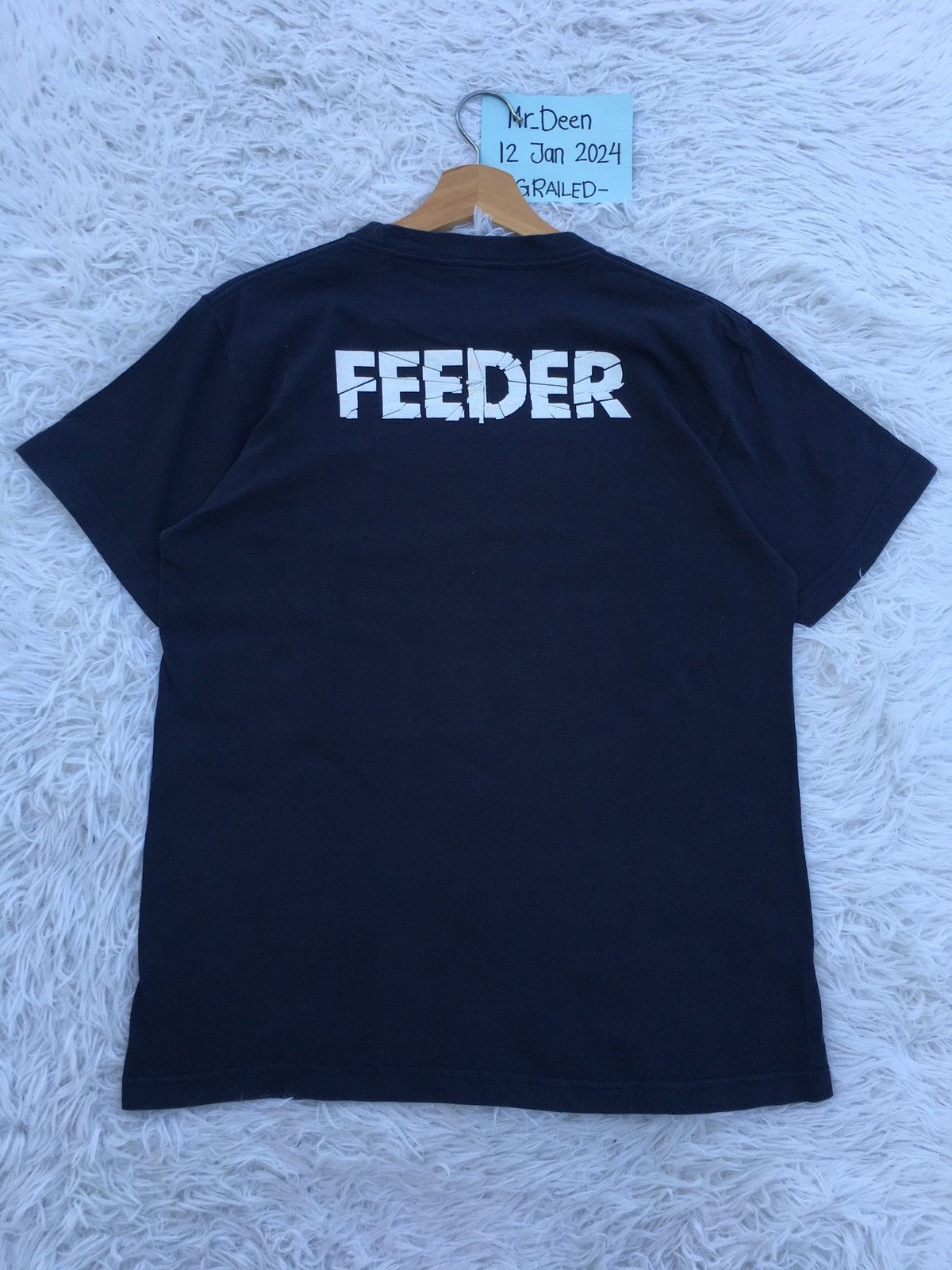 Vintage Feeder Band Britpop Alternative Rock Band T Shirt