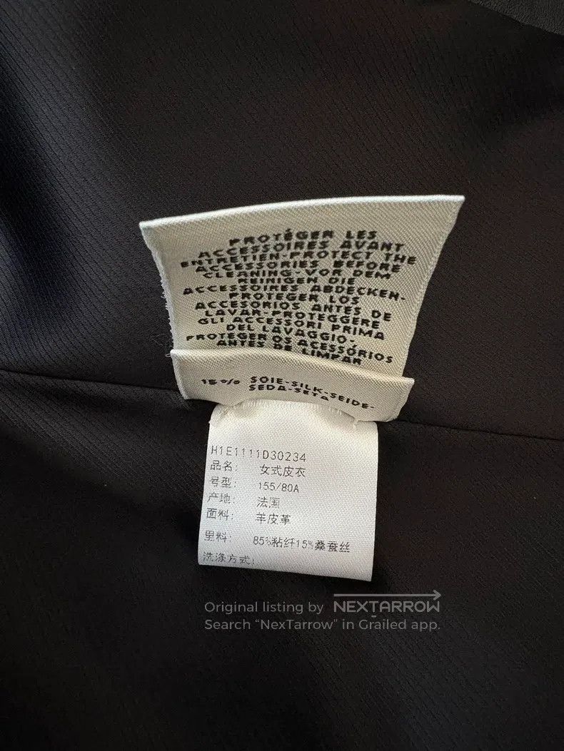 Hermes Hermes Show Model Leather Jacket Size XXS / US 00 / IT 34 - 7 Thumbnail