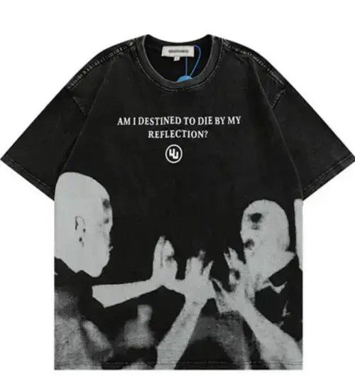 Other Cursed Reflection" faded vintage style tee Size US L / EU 52-54 / 3 - 1 Thumbnail