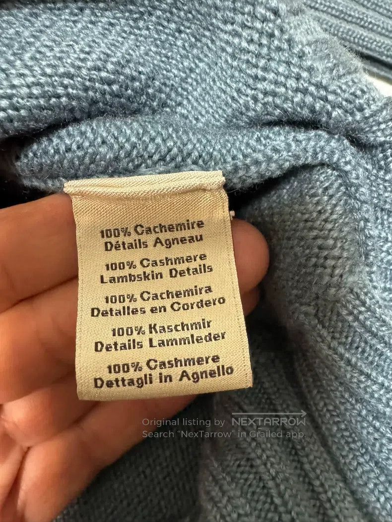 Hermes Hermes Cashmere Coat, 100% Goat Cashmere + lamb leather. G Size US M / EU 48-50 / 2 - 6 Thumbnail