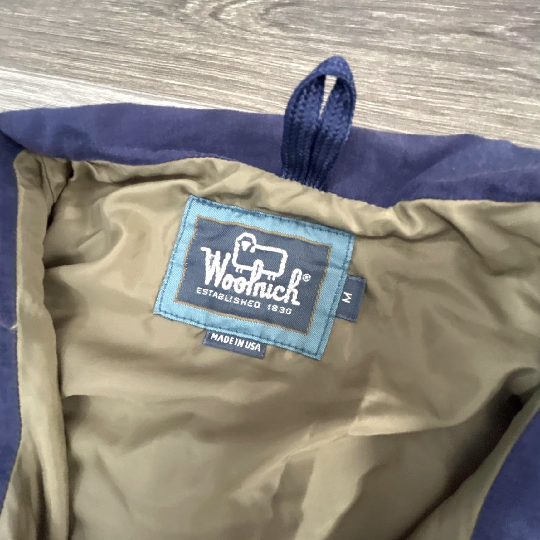 Vintage VINTAGE Woolrich Jacket Mens Medium Navy Blue Field Coat Parka Outdoors 90s Size M / US 6-8 / IT 42-44 - 2 Thumbnail