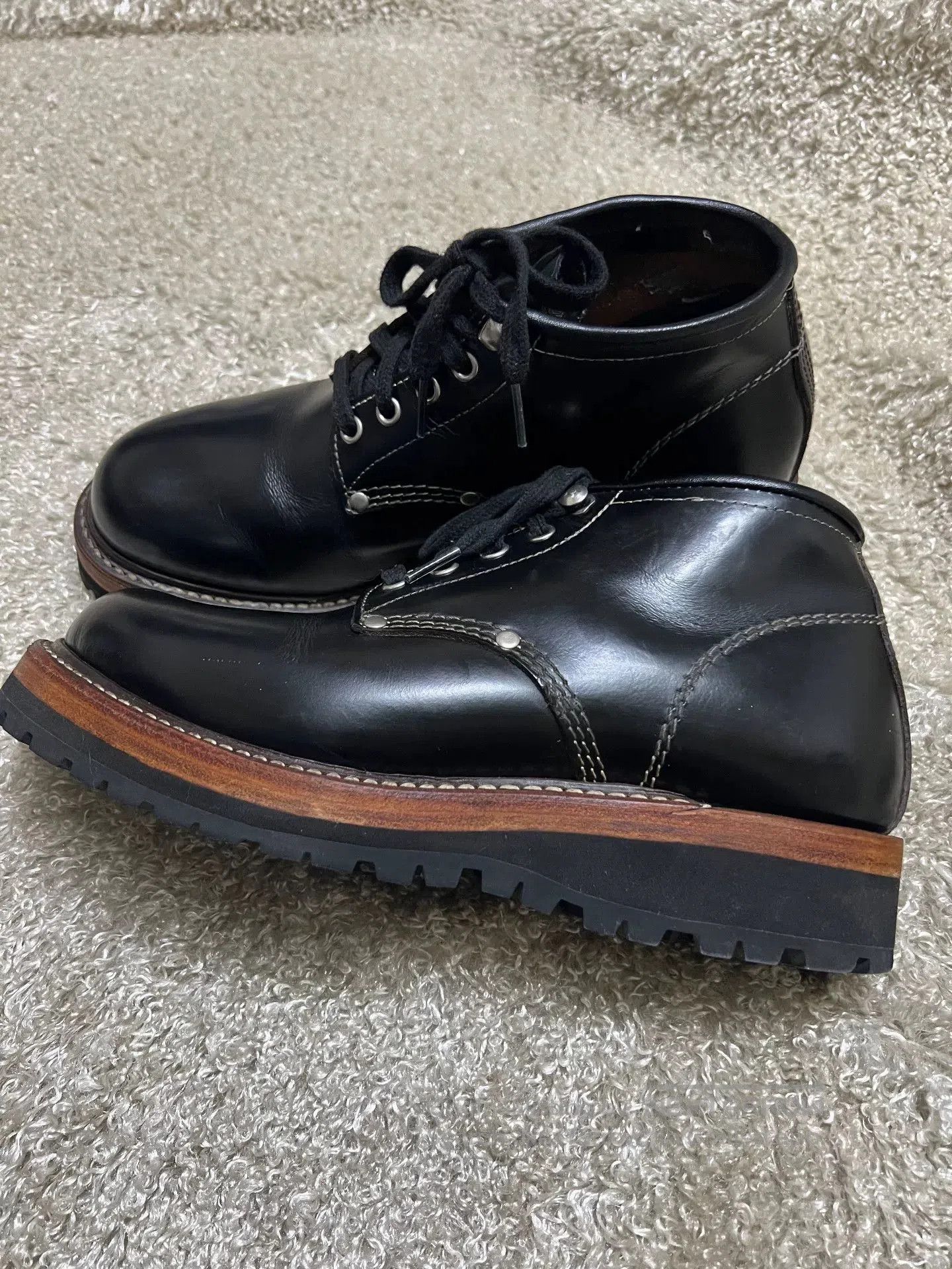 TOYS McCOY Toys McCoy Men's Railway Work Boots. Size US 7.5 / EU 40-41 - 3 Thumbnail