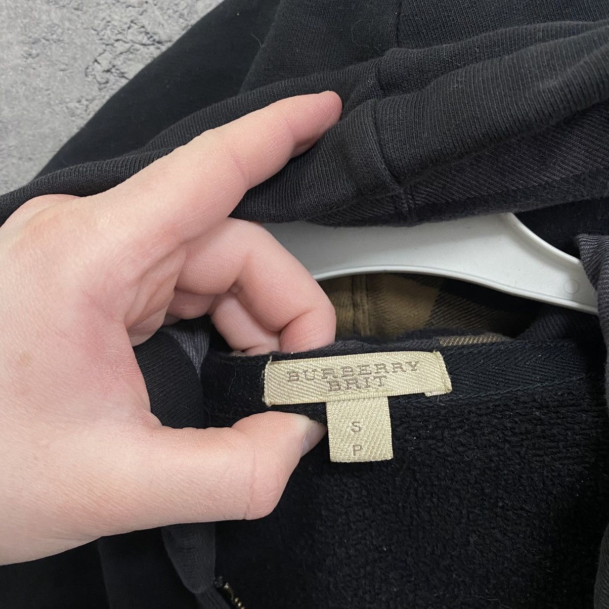 Burberry Vintage Burberry Brit Zip Hoodie Size US S / EU 44-46 / 1 - 10 Thumbnail