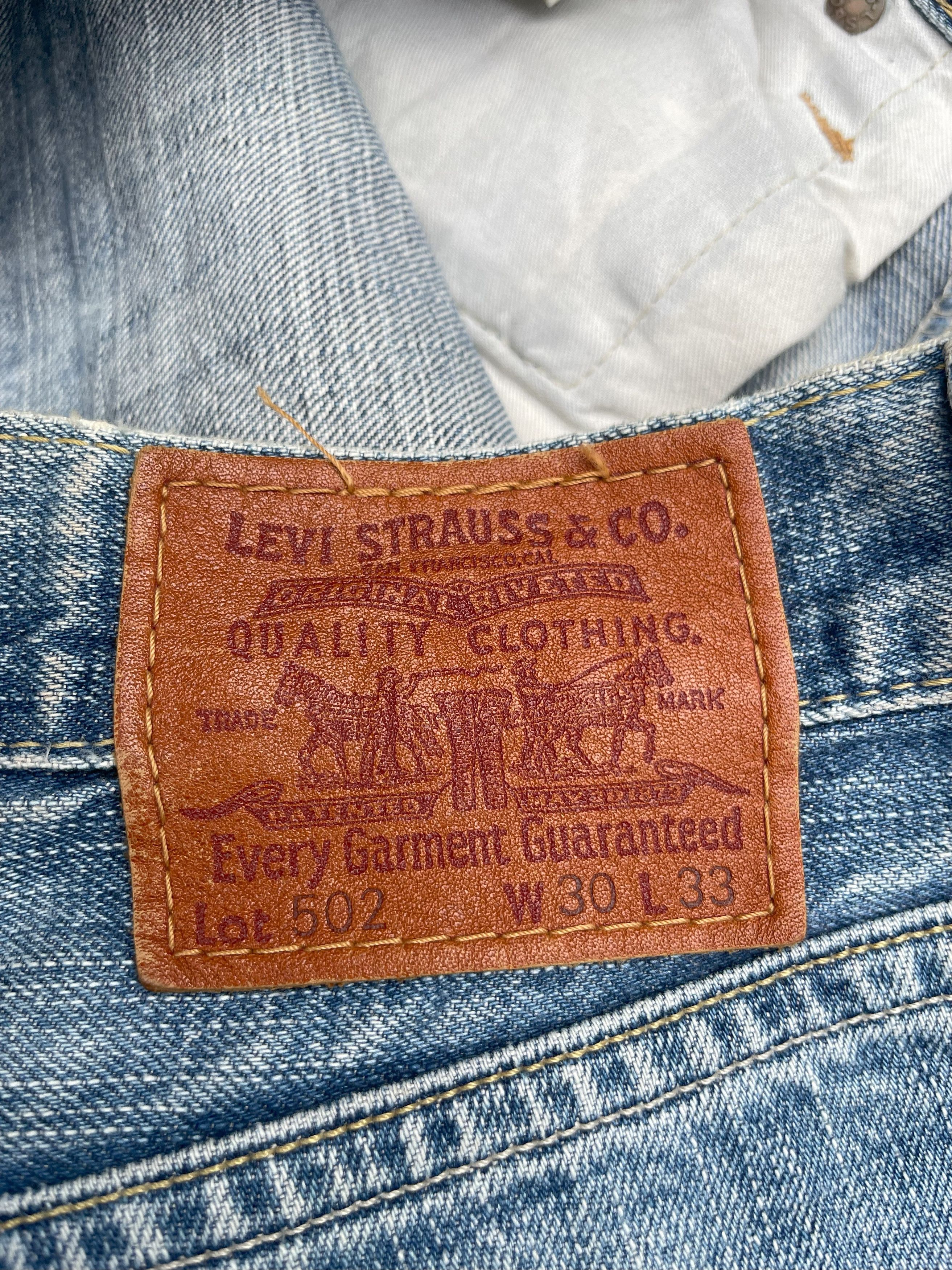 Levi's Vintage Levis 502 Faded Distresed Size US 31 - 18 Thumbnail