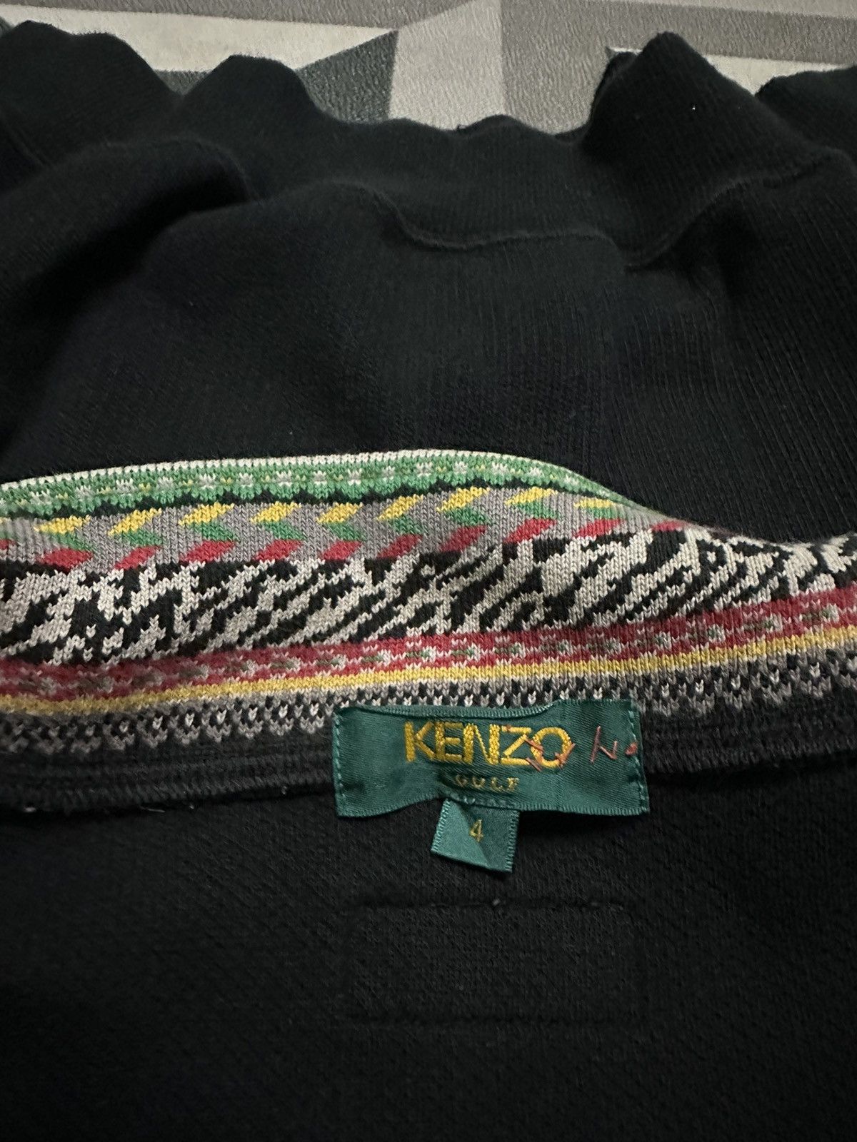 Kenzo Vintage Kenzo half zipper sweatshirt Size US L / EU 52-54 / 3 - 5 Thumbnail