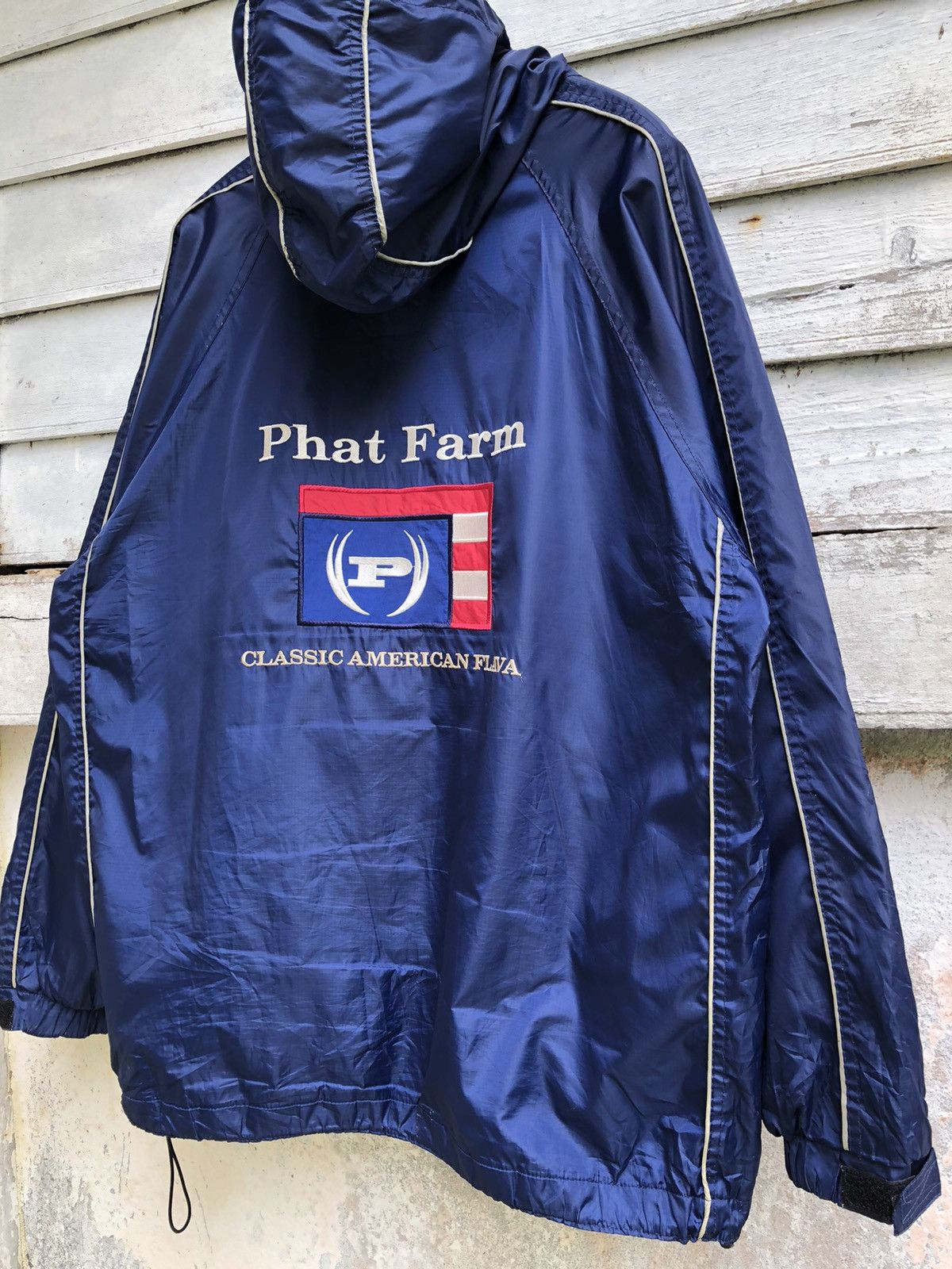 JNCO × Phat Farm Vintage Oversized Phat Farm Big Logo Windbreaker Size US L / EU 52-54 / 3 - 3 Thumbnail