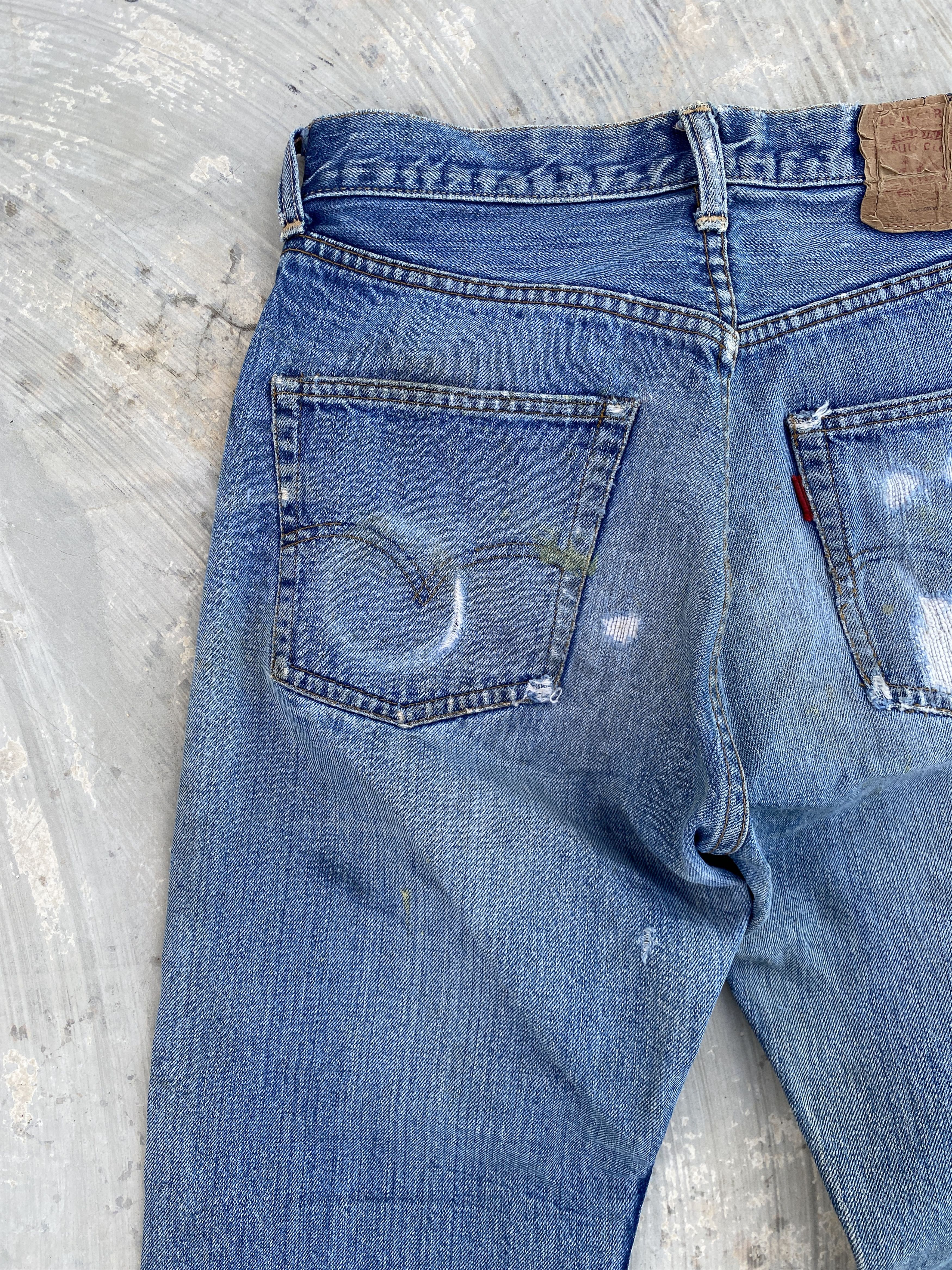 Levi's × Vintage Vintage 60/70s Levis 501 Big E Redline #6 Selvedge Jeans Size US 28 / EU 44 - 6 Thumbnail