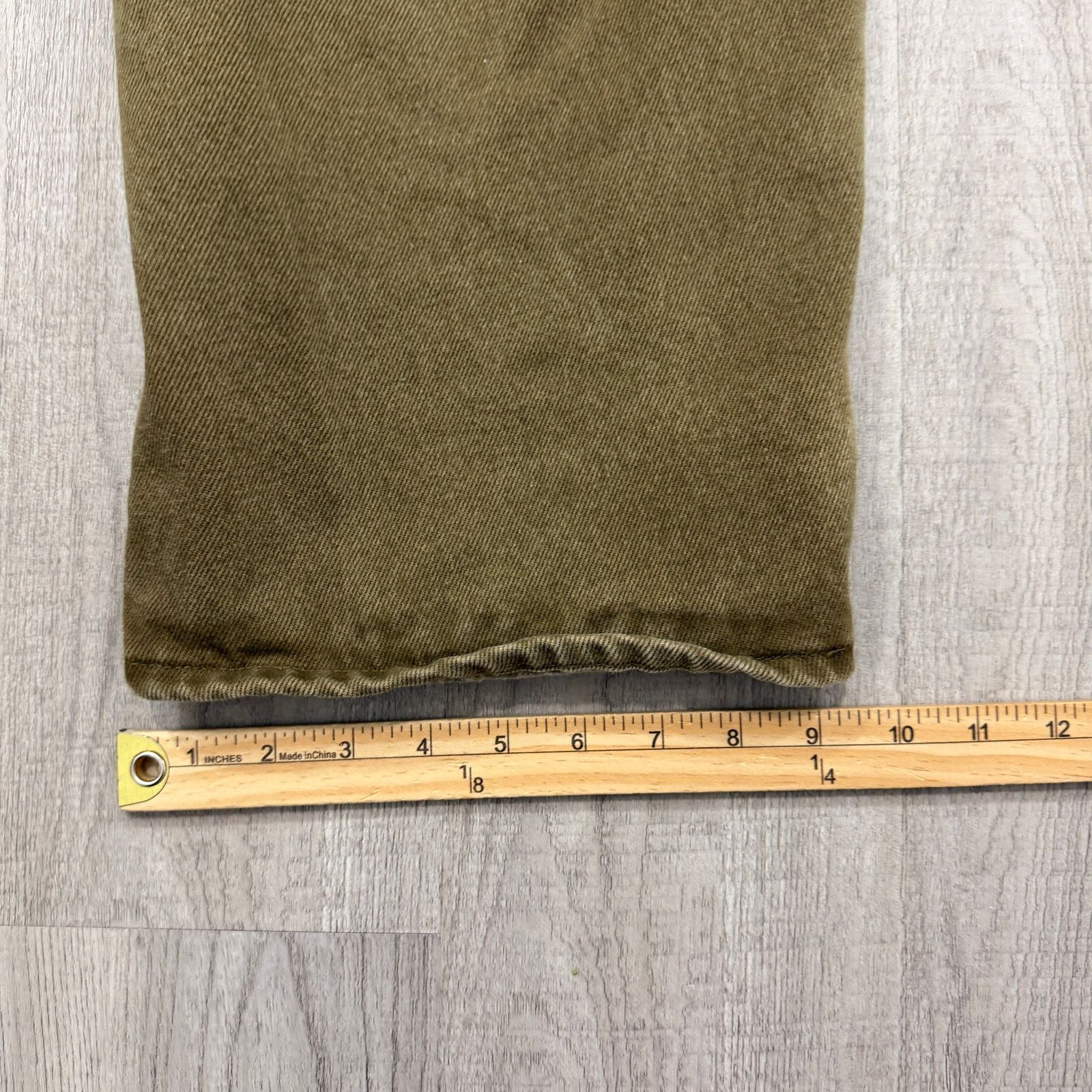 Carhartt Vintage Carhartt Flannel Lined Pants Men's 42x30 Olive Size US 42 / EU 58 - 8 Thumbnail