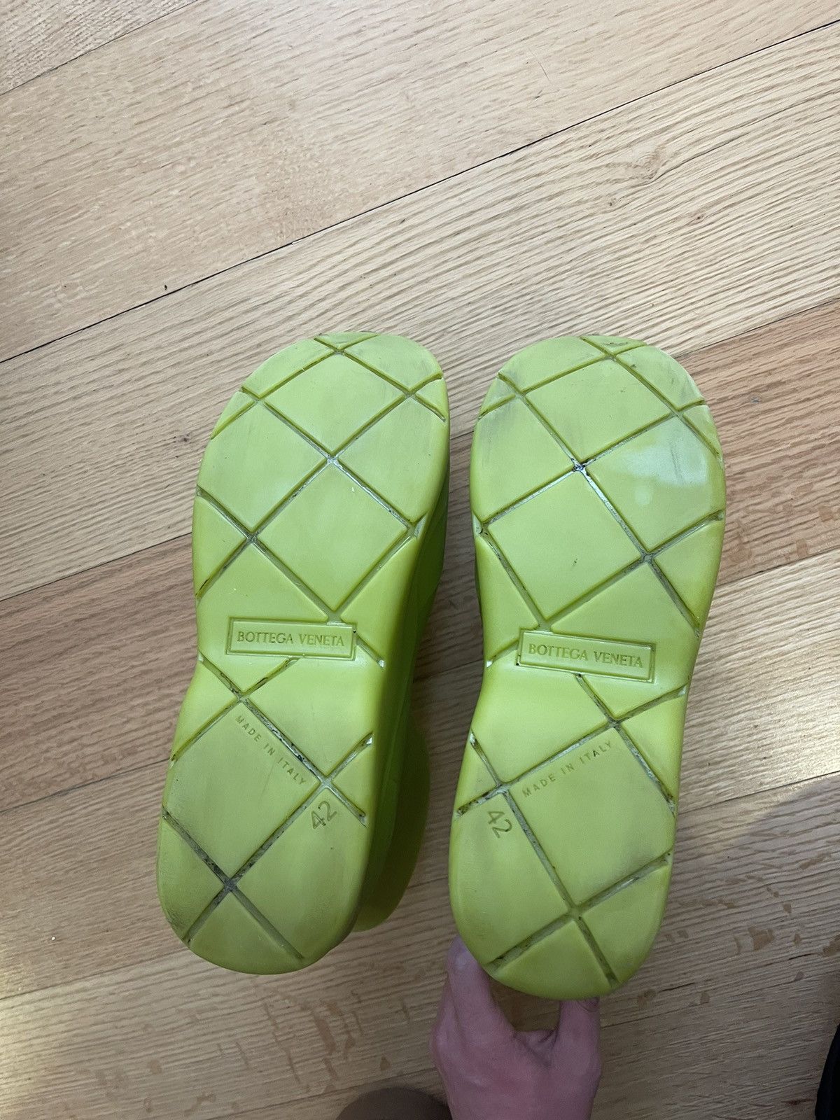 Bottega Veneta Bottega Veneta Kiwi Green Puddle Boots Size US 9 / EU 42 - 9 Thumbnail