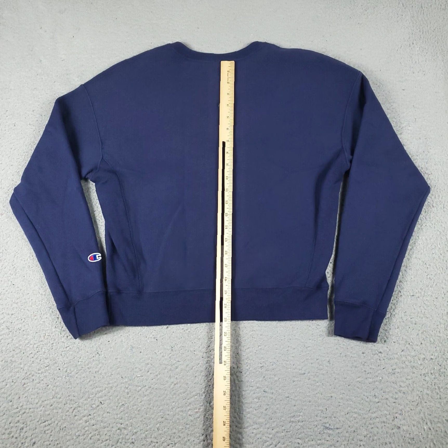 Champion Champion Blue Pullover Sweater Womens Medium Fleece Crew Neck Long Sleeve Sports Size M / US 6-8 / IT 42-44 - 6 Thumbnail