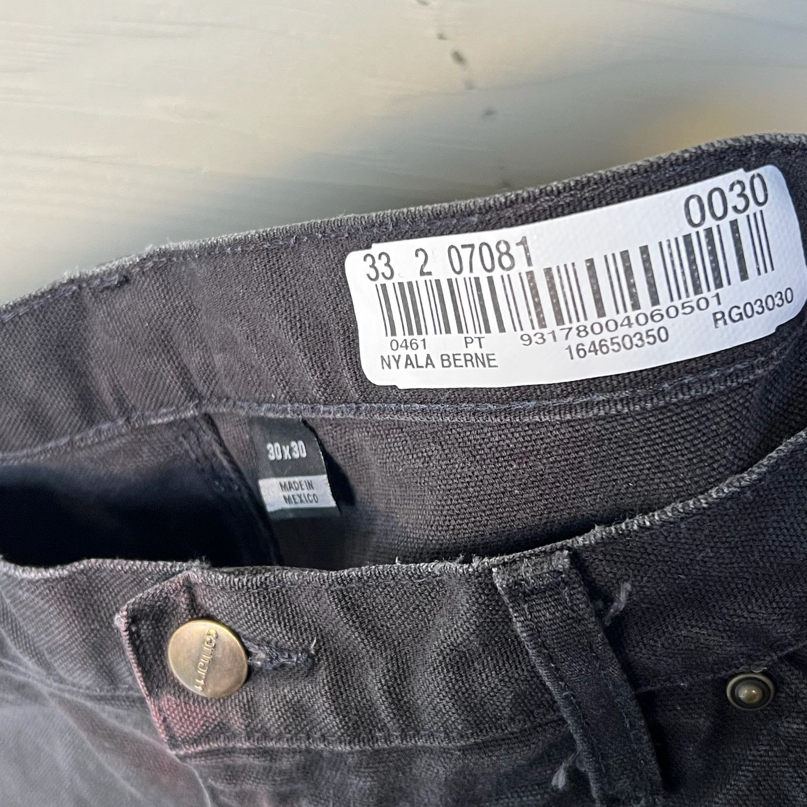 Carhartt × Vintage Carhartt black double knee work wear carpenter pants Size US 29 - 7 Thumbnail