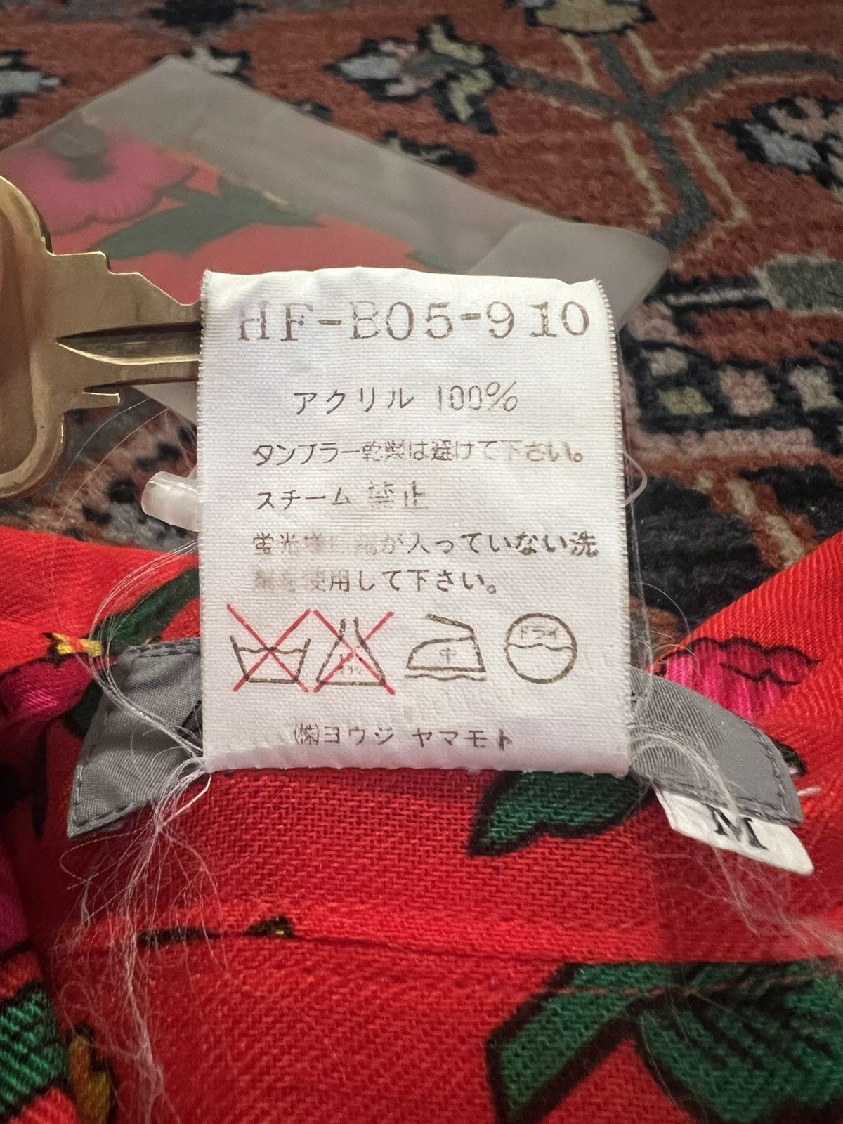 Yohji Yamamoto Yohji Yamamoto Pour Homme SS96 Floral Print Button Up Size US M / EU 48-50 / 2 - 6 Thumbnail