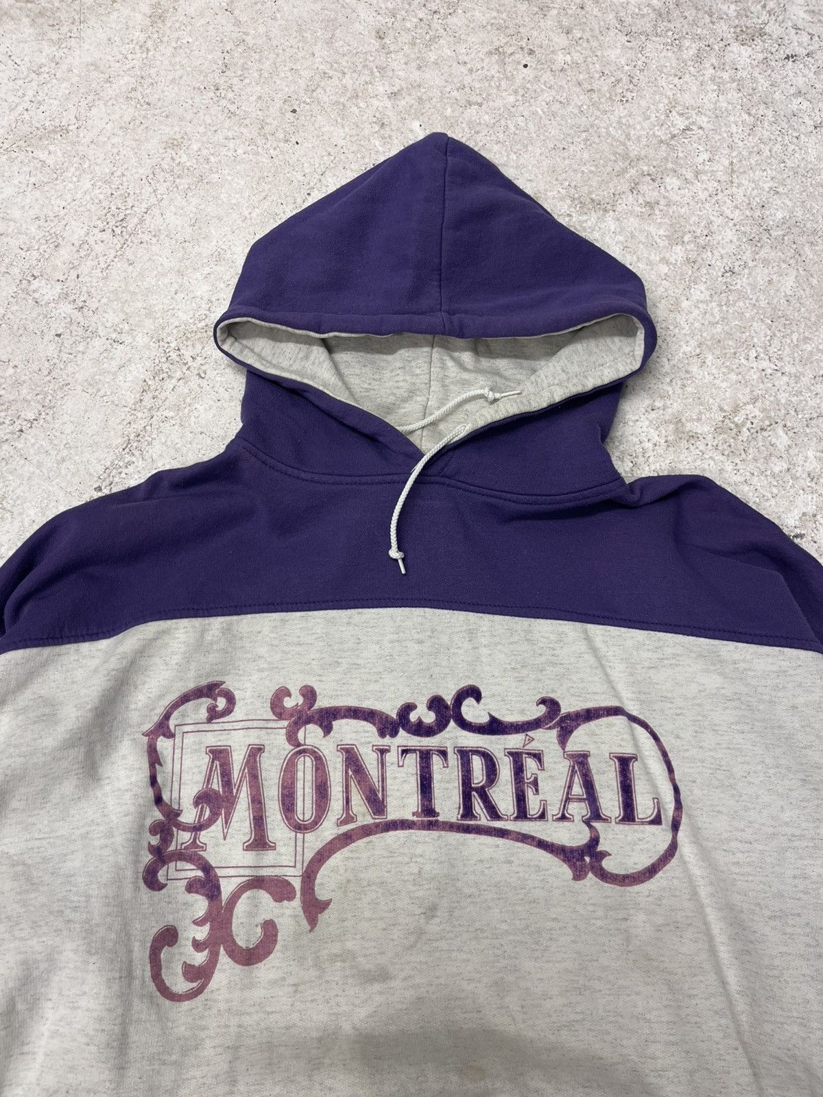 Vintage Vintage two-tone montreal hoodie Size US M / EU 48-50 / 2 - 1 Thumbnail