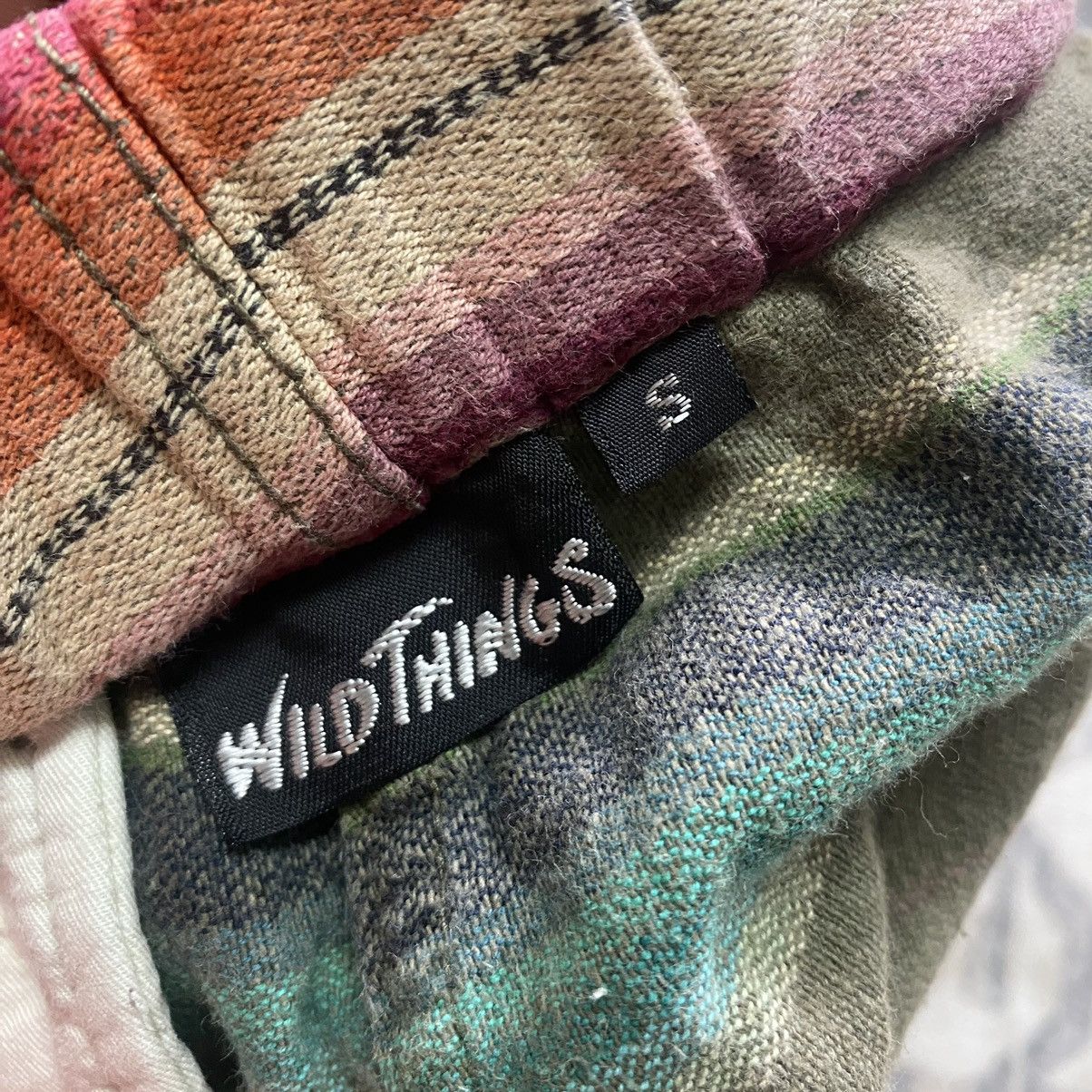 Wild Things Vintage Wildthings Rainbow Striped Cropped Pants Size US 28 / EU 44 - 18 Thumbnail