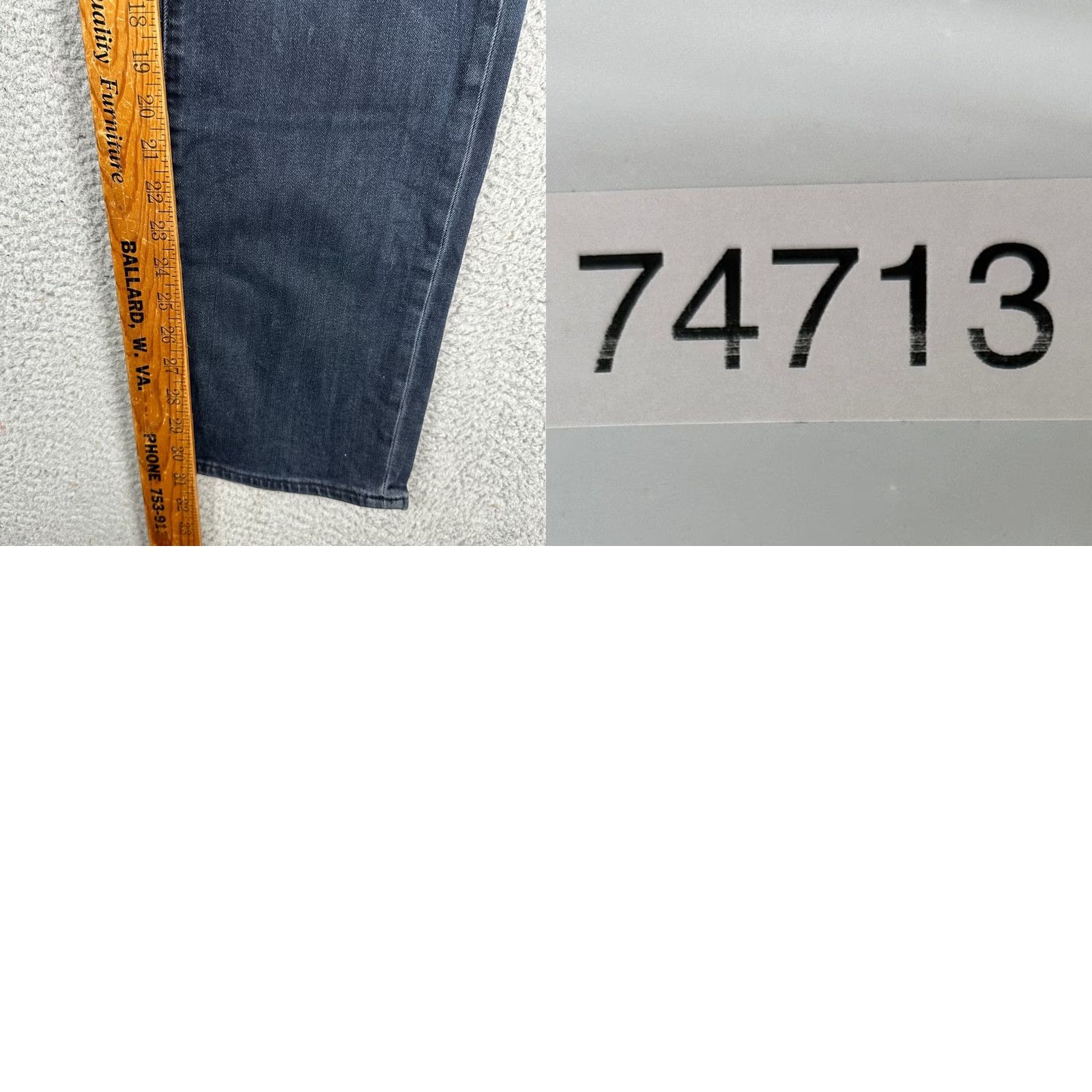 Levi's Levi's Jeans Mens Straight Leg 40X32 Denim Blue 5 Pocket Red Tab Cotton Spandex Polyester Pants Size US 40 / EU 56 - 8 Thumbnail