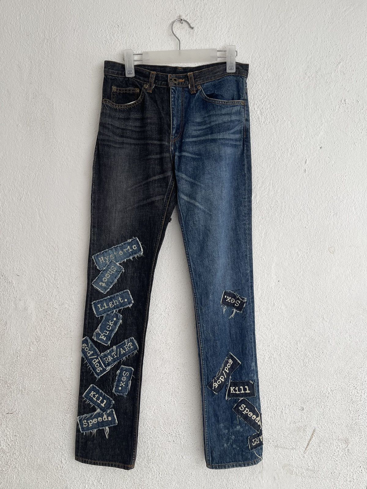 Hysteric Glamour Rare Hysteric Glamour Patches 2 Tones Jeans Size US 30 / EU 46 - 1 Thumbnail