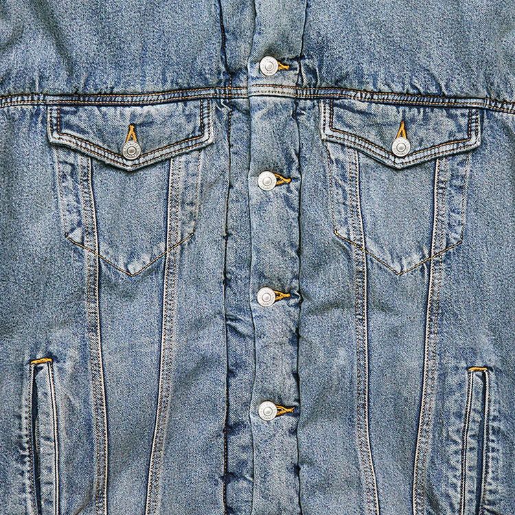 Balenciaga BALENCIAGA Padded Denim Jacket Worn By Kanye, Shai Size US S / EU 44-46 / 1 - 5 Thumbnail