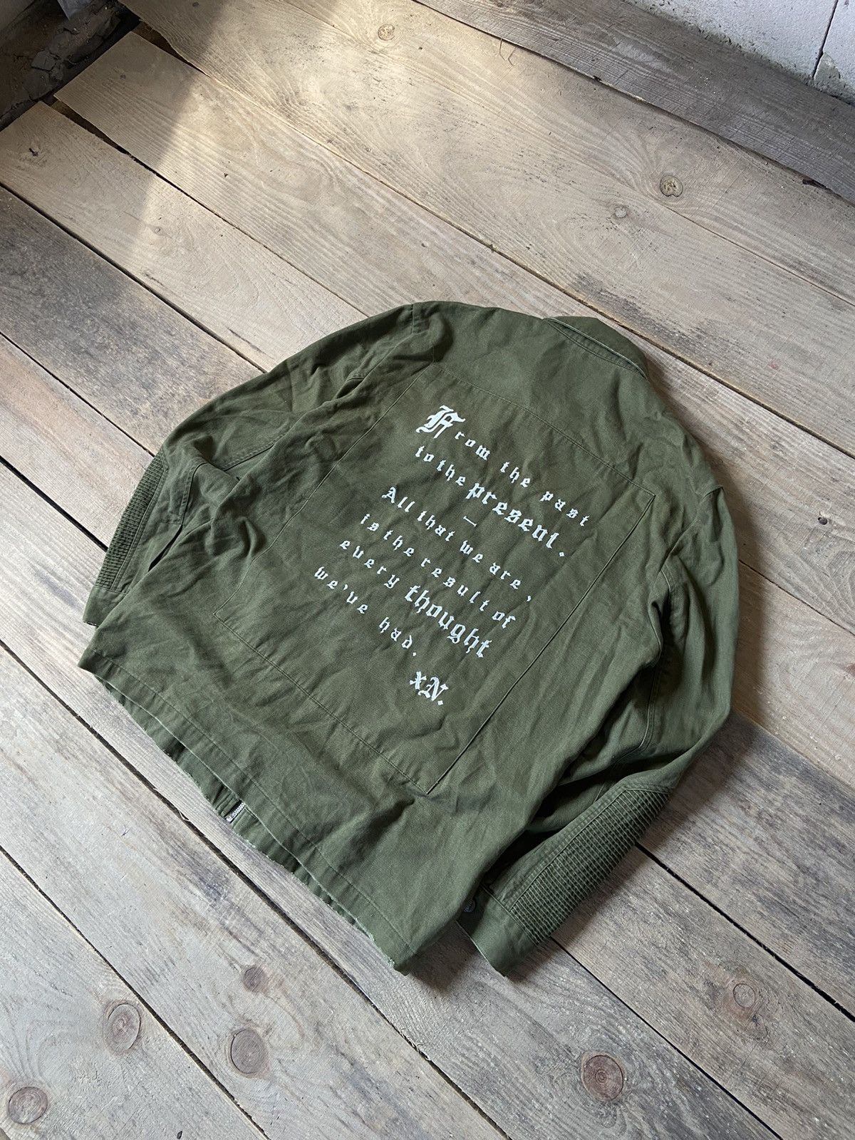 Nana Judy big logo overshot jacket