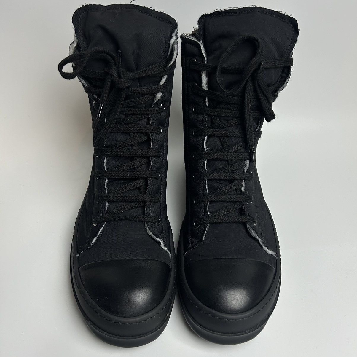Rick Owens × Rick Owens Drkshdw Rick Owens Ramones High Drkshdw 