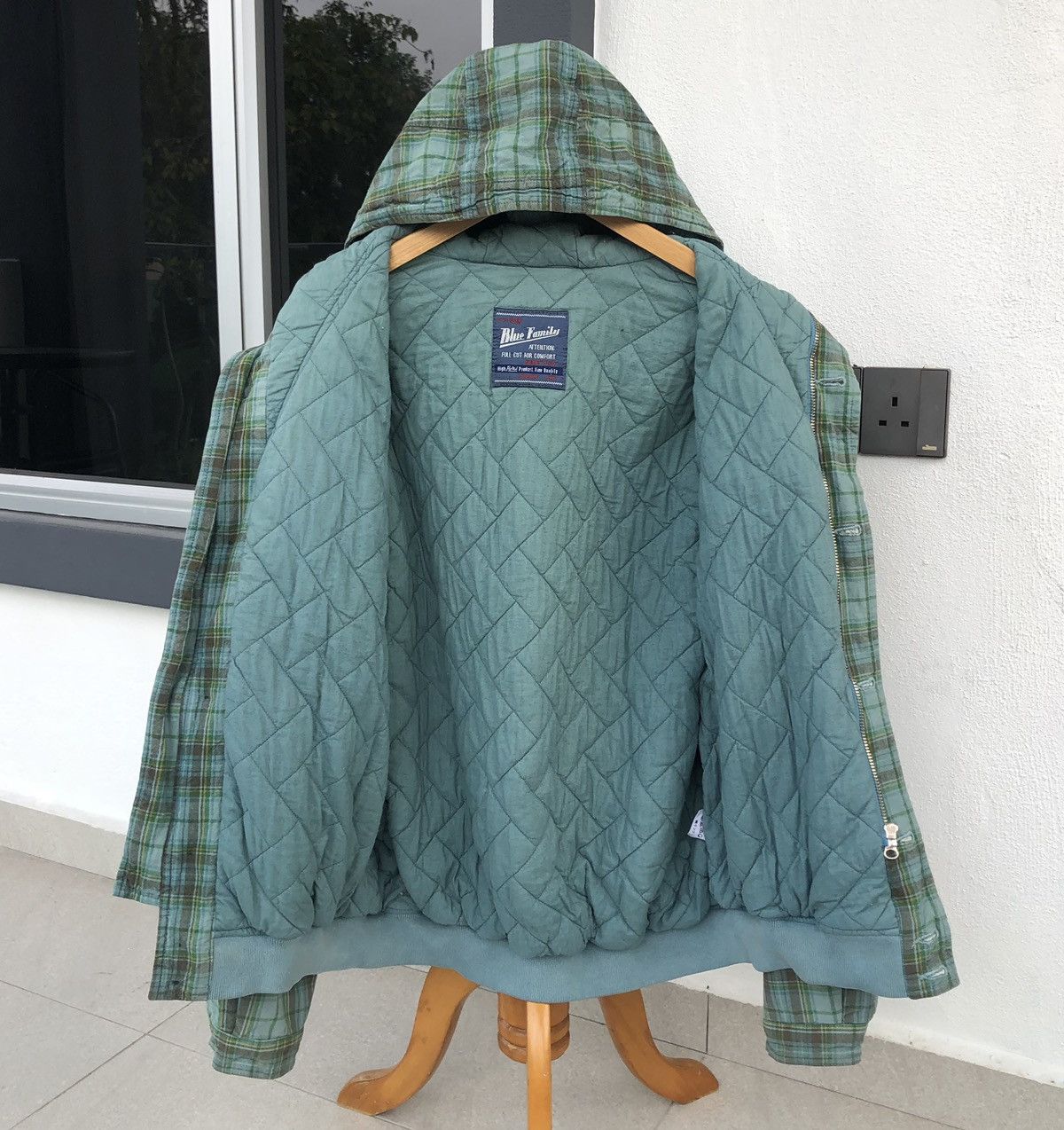 Benetton Vintage Blue Family BENETTON Hoodie Bomber Jacket Size US M / EU 48-50 / 2 - 15 Thumbnail
