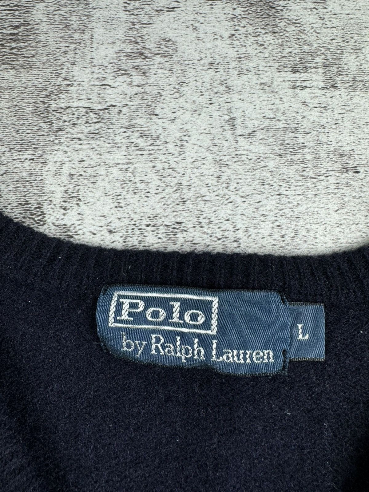 Polo Ralph Lauren 90S Polo Ralph Lauren Lambs Wool V-Neck Old Money Sweater Size US L / EU 52-54 / 3 - 10 Thumbnail