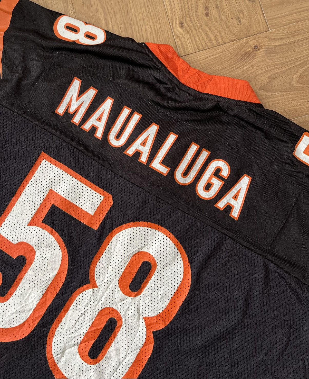 Reebok Vintage Rey Maualuga Cincinnati Bengals #58 Reebok Jersey Size US XXL / EU 58 / 5 - 8 Thumbnail