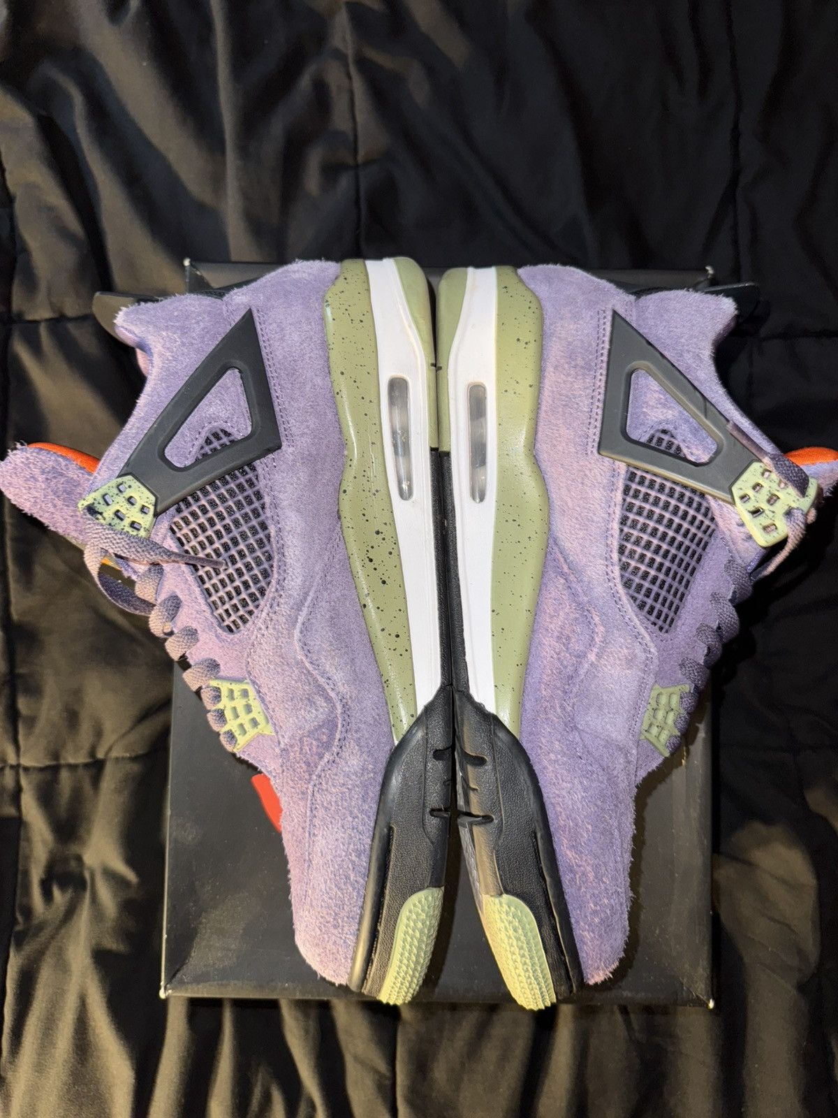Jordan Brand × Nike WMNS AIR JORDAN 4 RETRO CANYON PURPLE Size US 10.5 / EU 43-44 - 3 Thumbnail