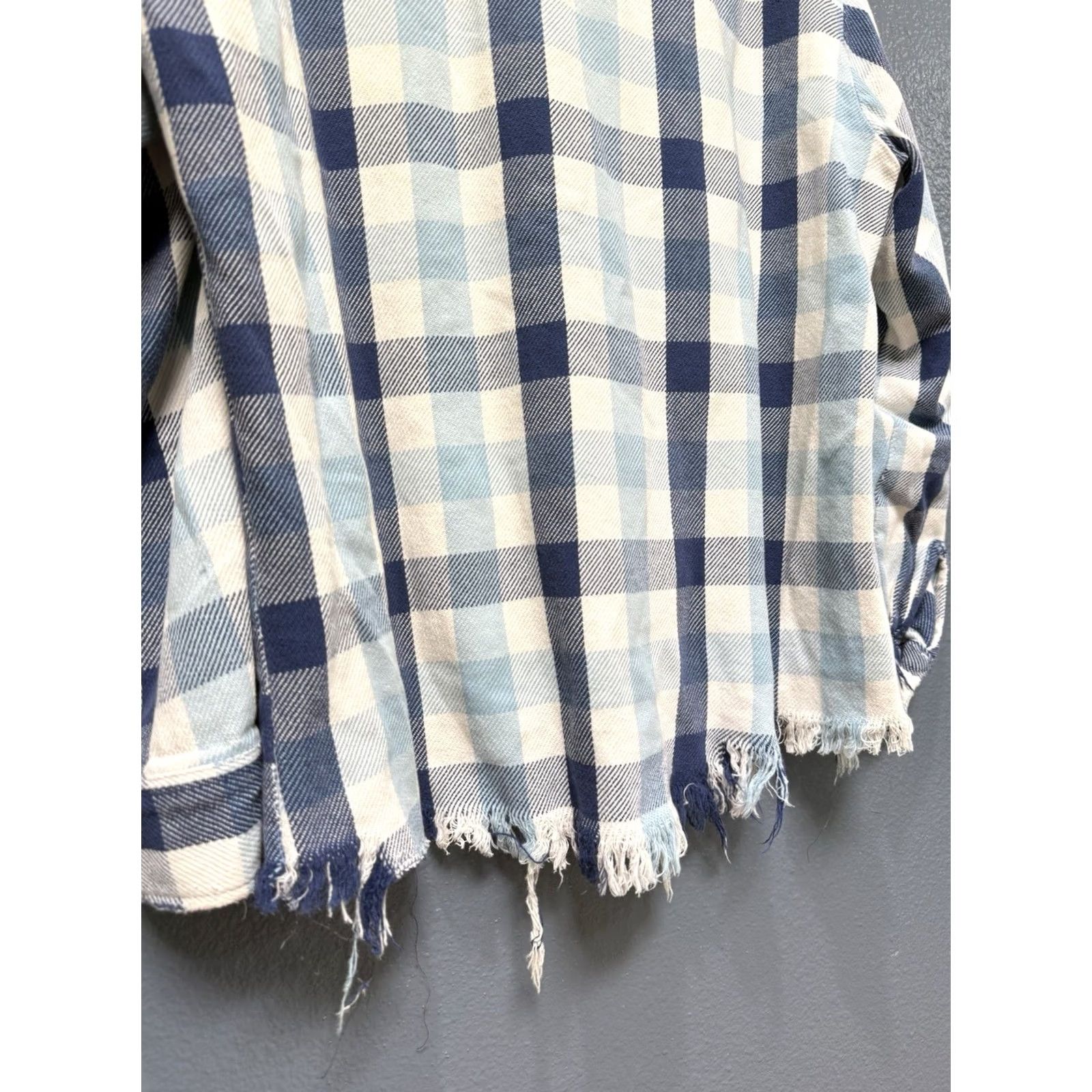 Vintage VINTAGE Dee Cee Flannel Shirt Men’s Size Large Blue Plaid Cotton Button Up 70’s Size US L / EU 52-54 / 3 - 6 Thumbnail