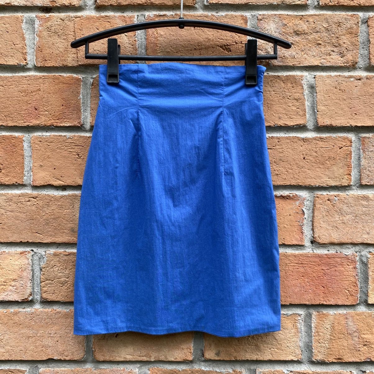 Composition by Kenzo Composition by Kenzo Royal Blue High-Waist Pencil Skirt Size 24" / US 00 / IT 34 - 9 Thumbnail