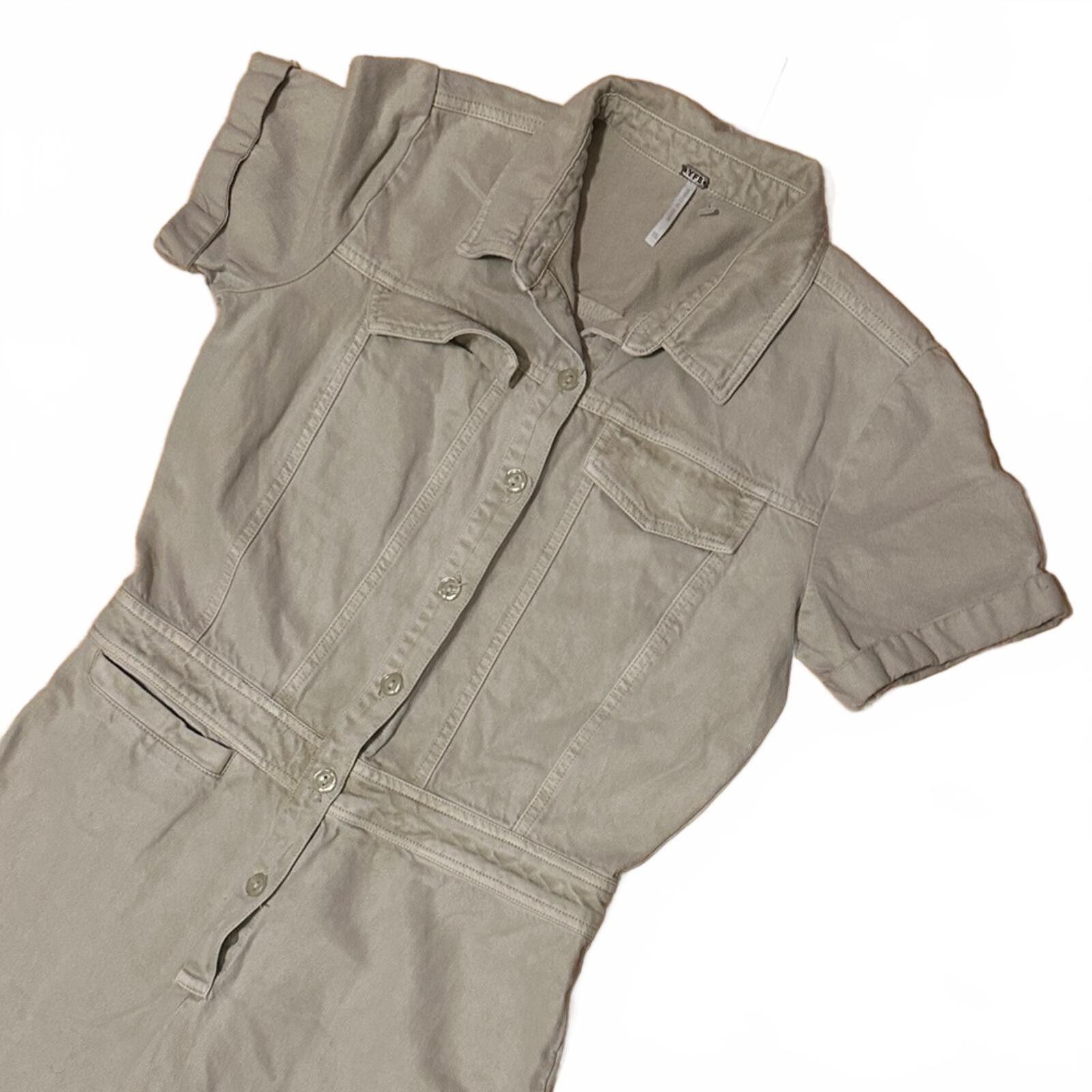 Other NWOT light green utility jumpsuit Size 26" / US 2 / IT 38 - 6 Thumbnail