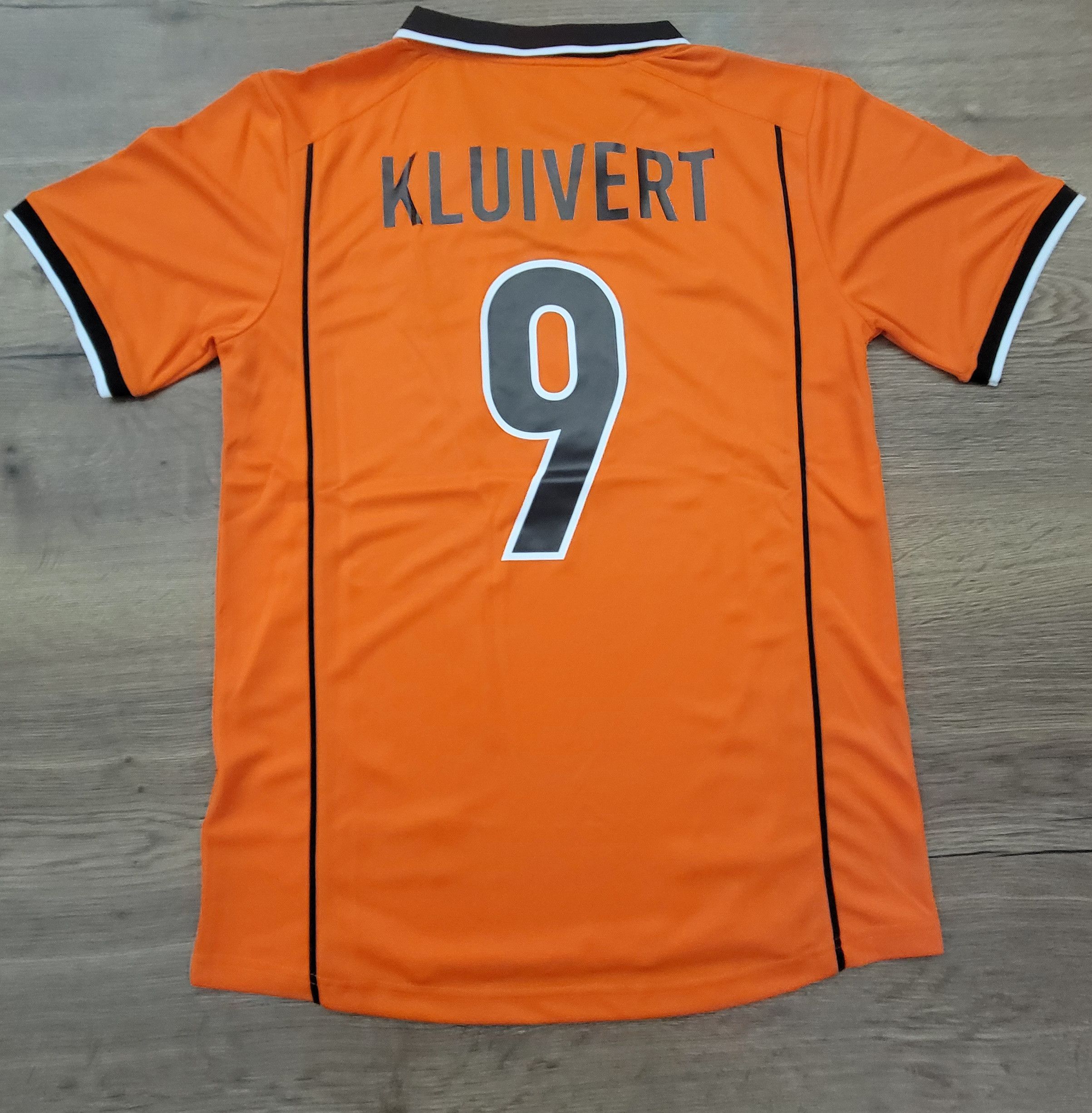 Other 1998 netherland 9 Kluivert Jersey retro football shirt Size US L / EU 52-54 / 3 - 1 Thumbnail