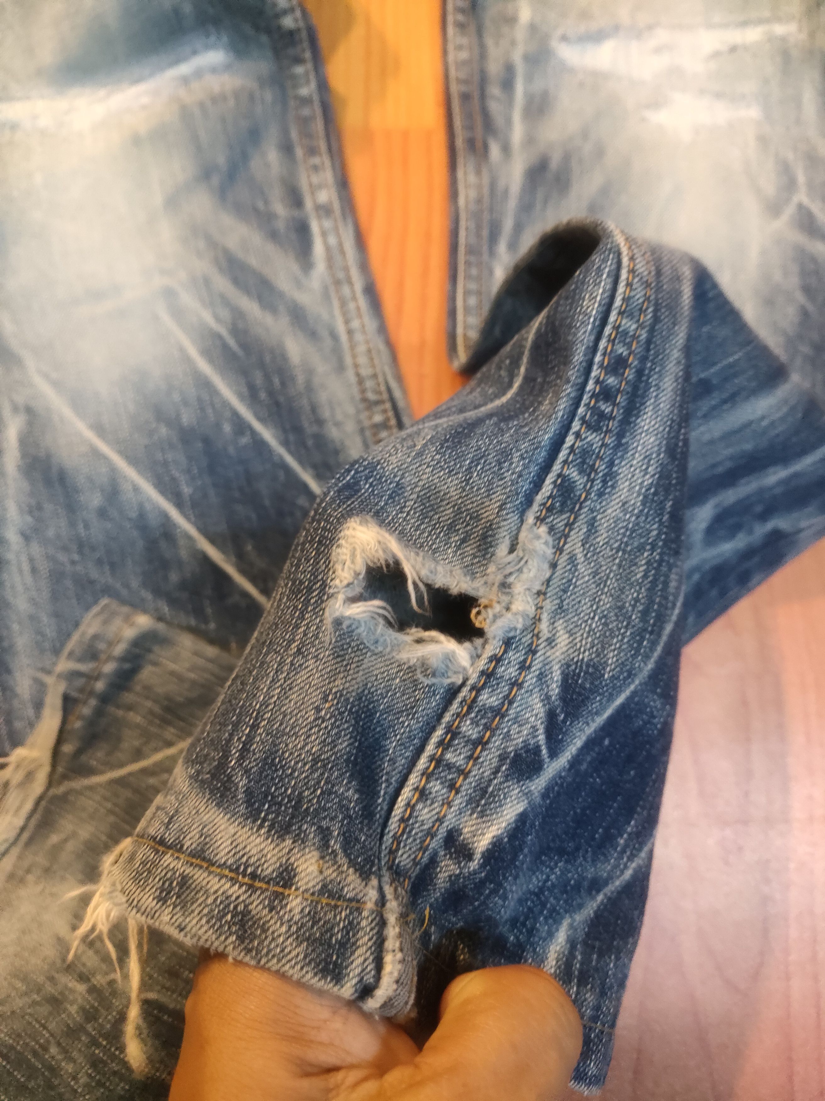 If Six Was Nine × Japanese Brand Flare🔥🔥 Blue way Bush Pants Jeans Size US 29 - 9 Thumbnail